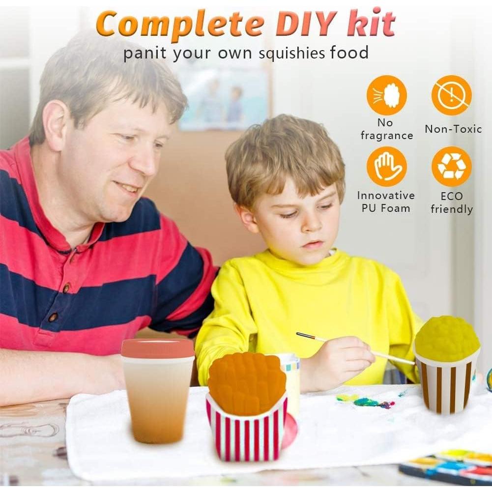 Kit de Squishies Pintables LovesTown - 6 Piezas de Comida