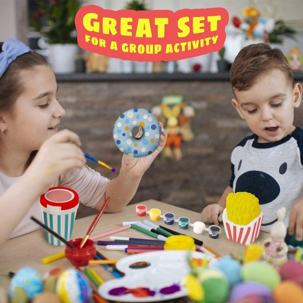 Kit de Squishies Pintables LovesTown - 6 Piezas de Comida