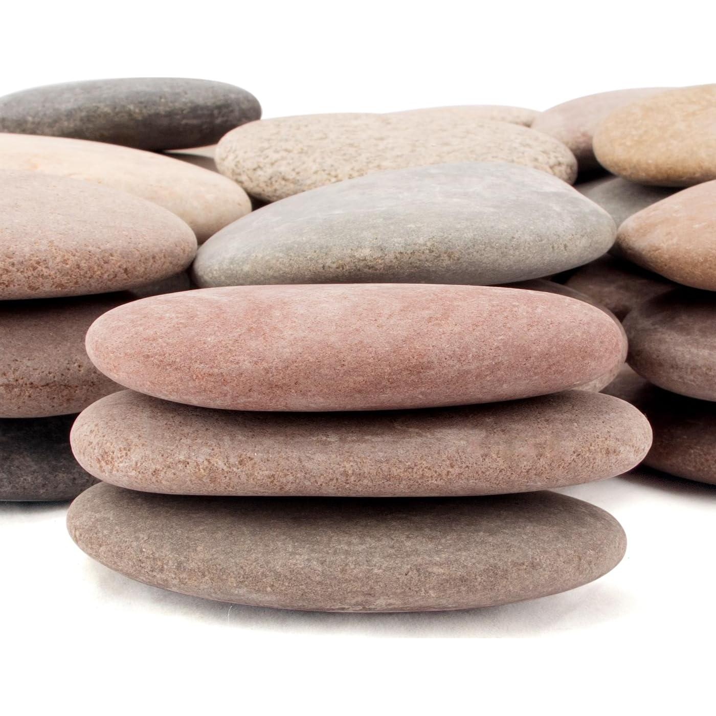 Piedras Planas para Pintar BLQH - 31 a 36 PCS, 8.26 kg