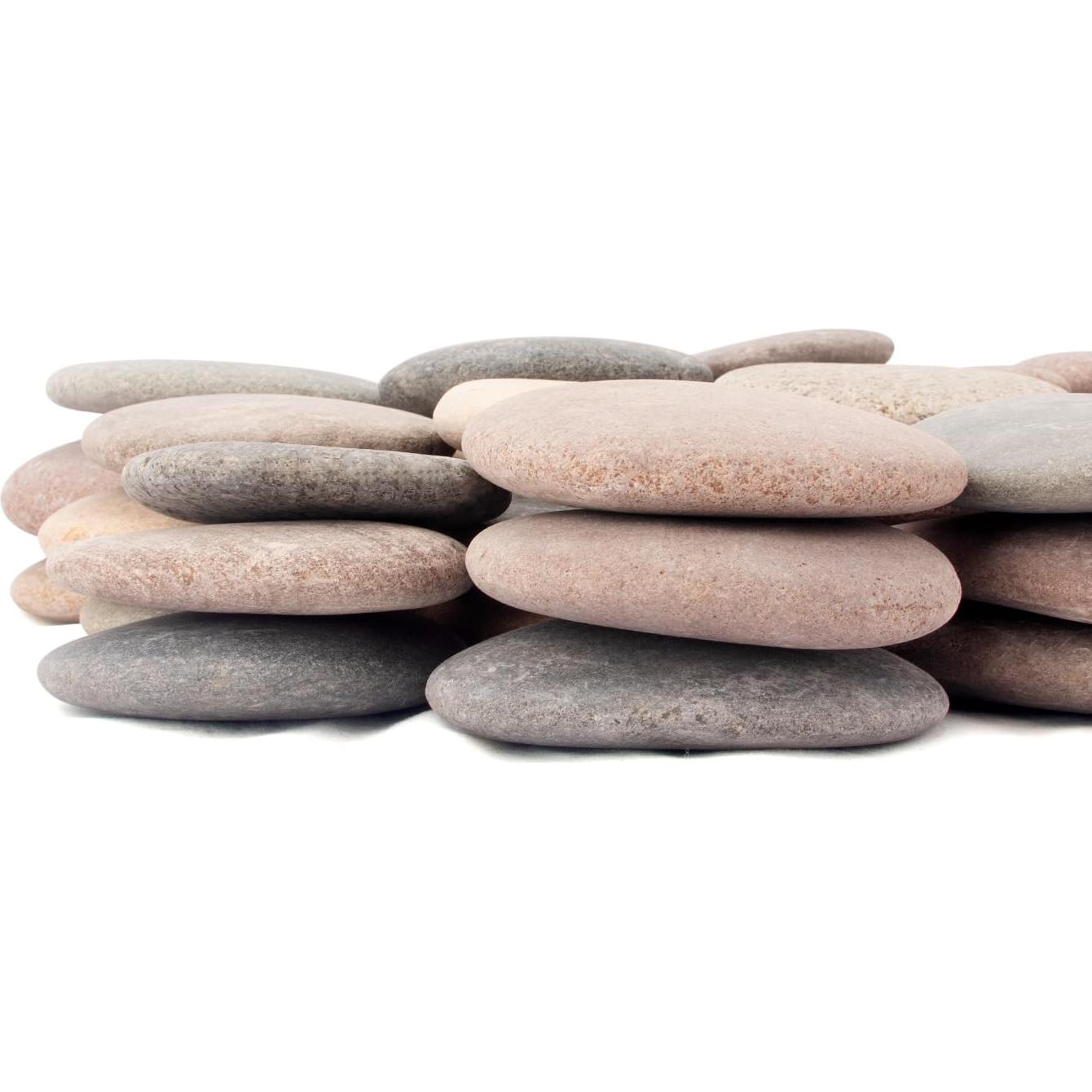 Piedras Planas para Pintar BLQH - 31 a 36 PCS, 8.26 kg