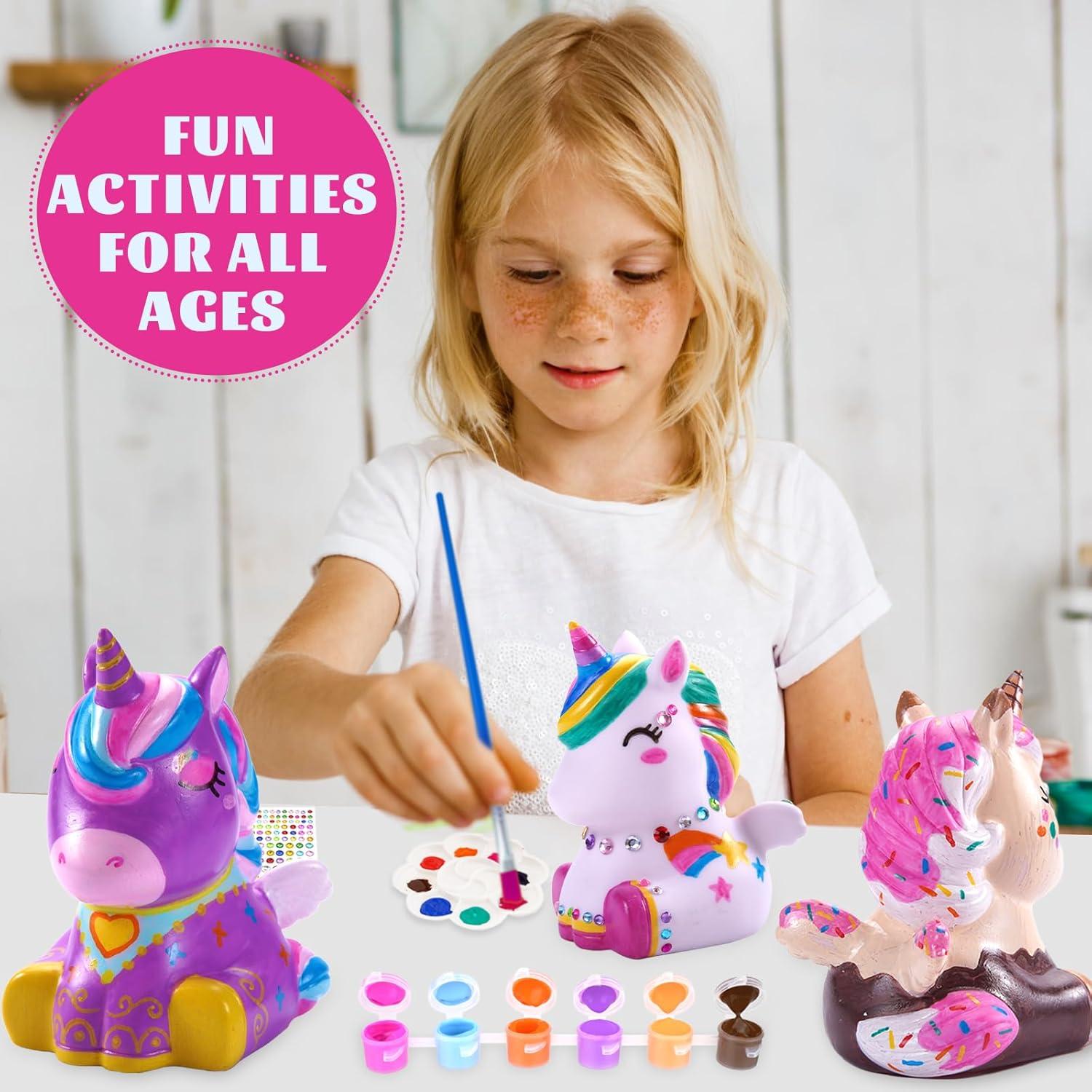 Kit Pinta Tu Propia Lámpara Unicornio HAPMARS - Manualidades Creativas