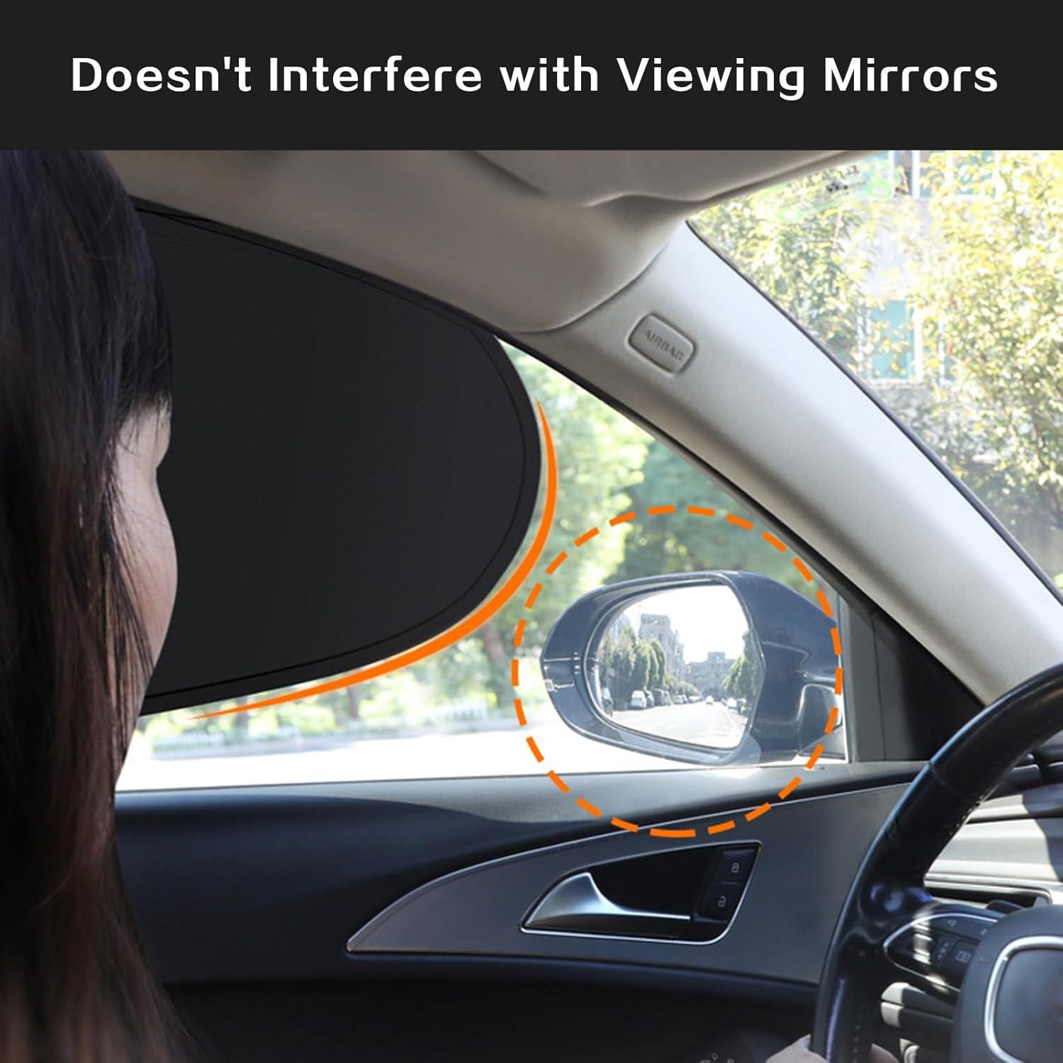 Sombrillas para Ventanas de Auto Edotim 47.5x36 cm Bloqueo UV