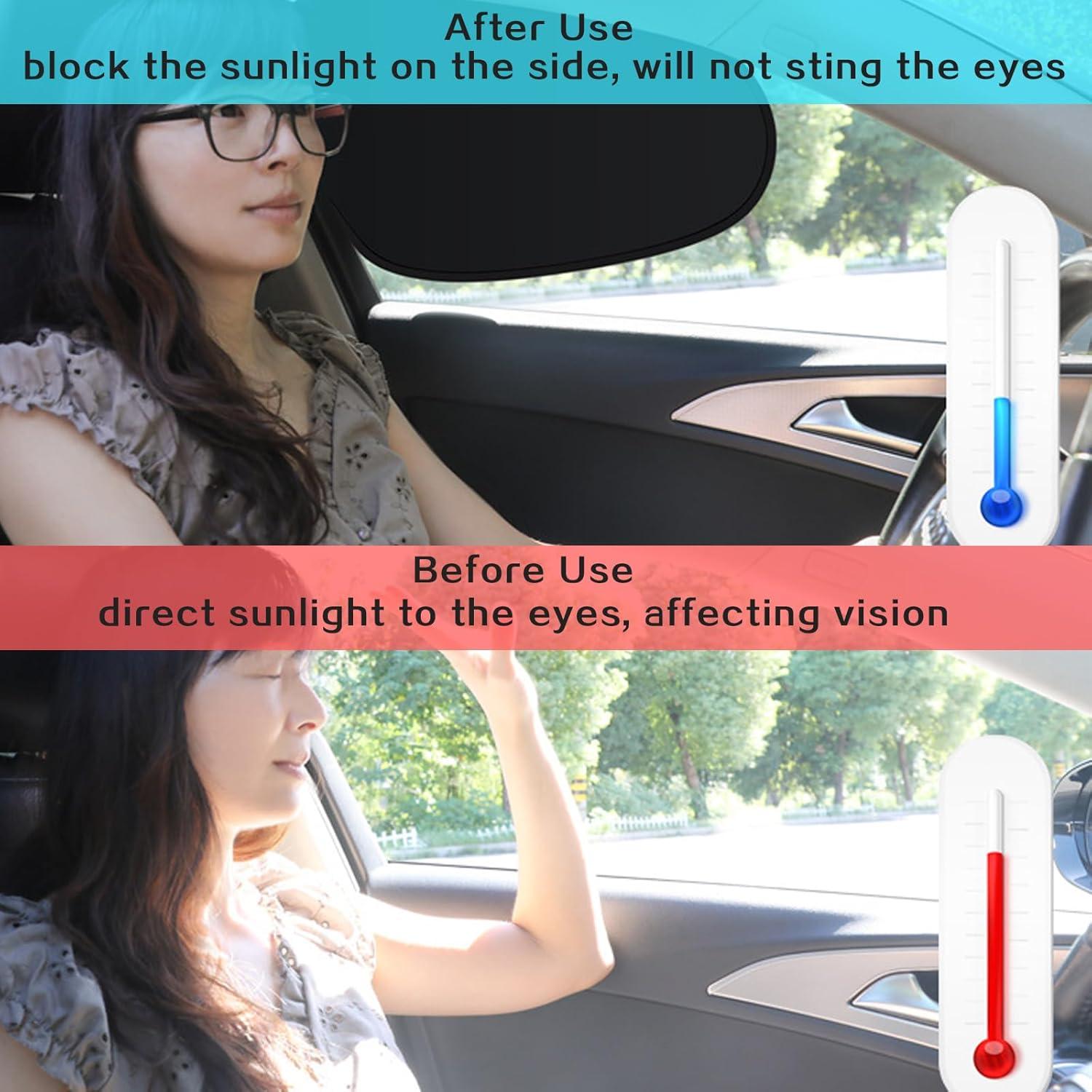 Sombrillas para Ventanas de Auto Edotim 47.5x36 cm Bloqueo UV