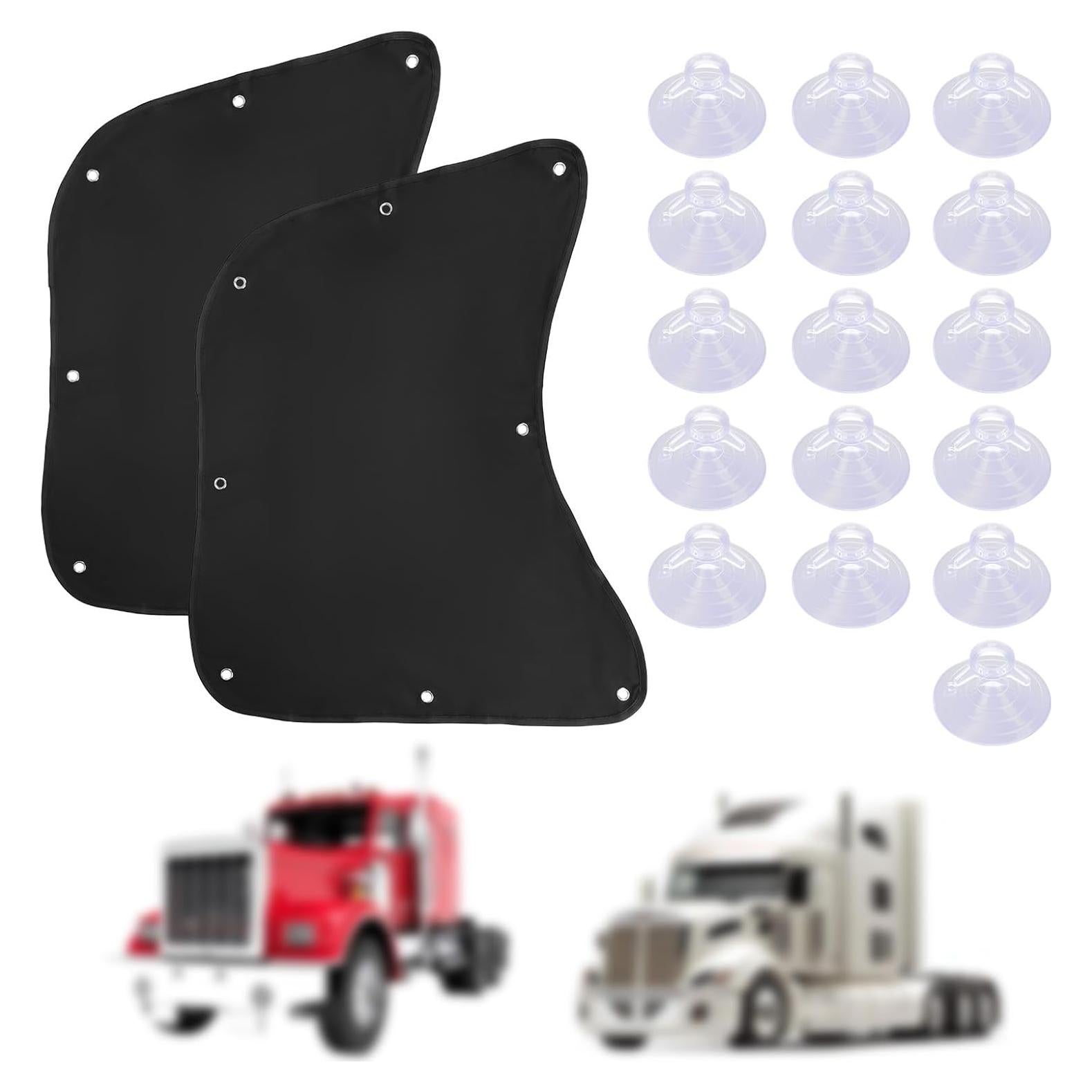 Sombrillas para Ventanas de Camiones Semi BOXOB M21025 - 2 Piezas