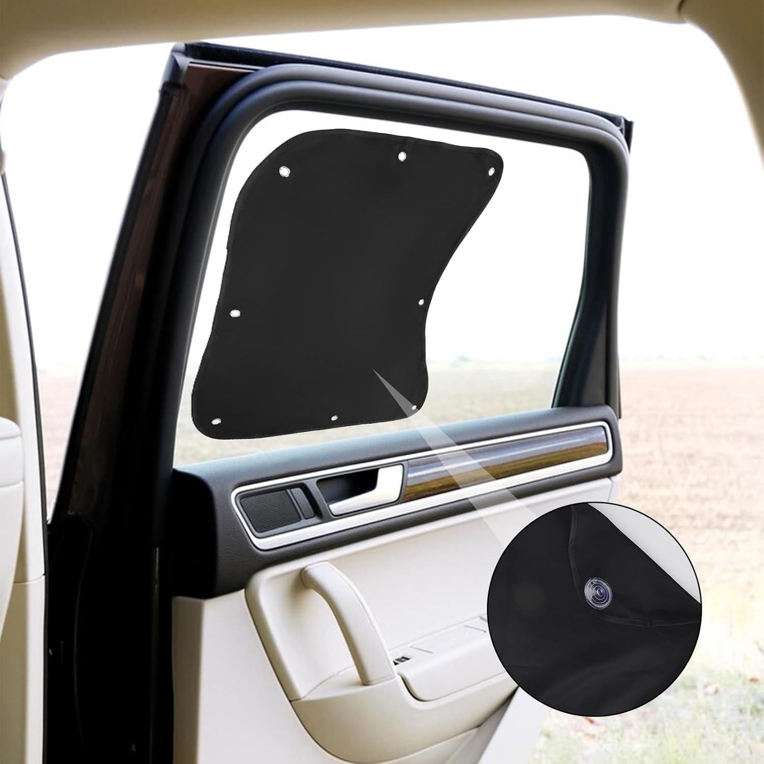 Sombrillas para Ventanas de Camiones Semi BOXOB M21025 - 2 Piezas