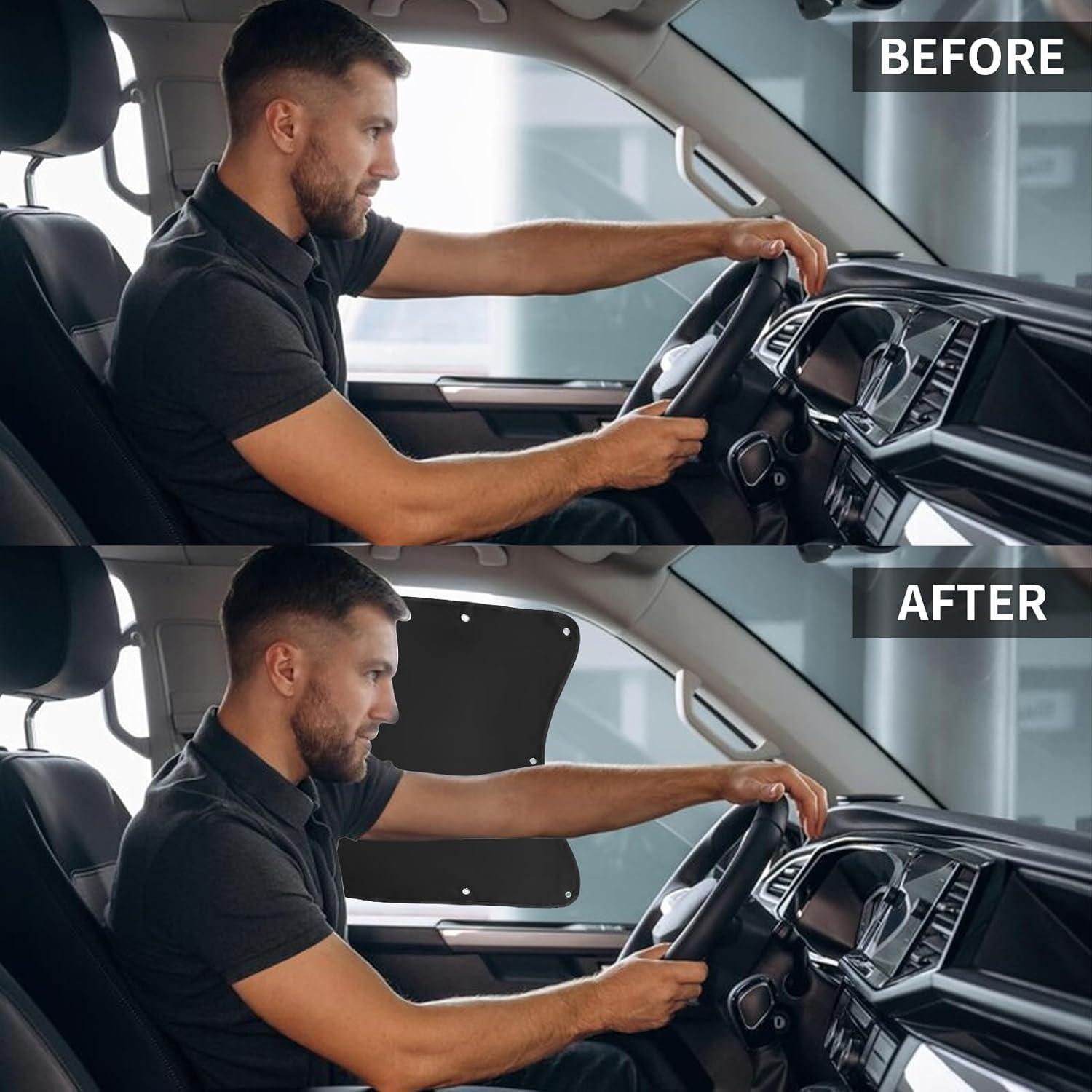 Sombrillas para Ventanas de Camiones Semi BOXOB M21025 - 2 Piezas