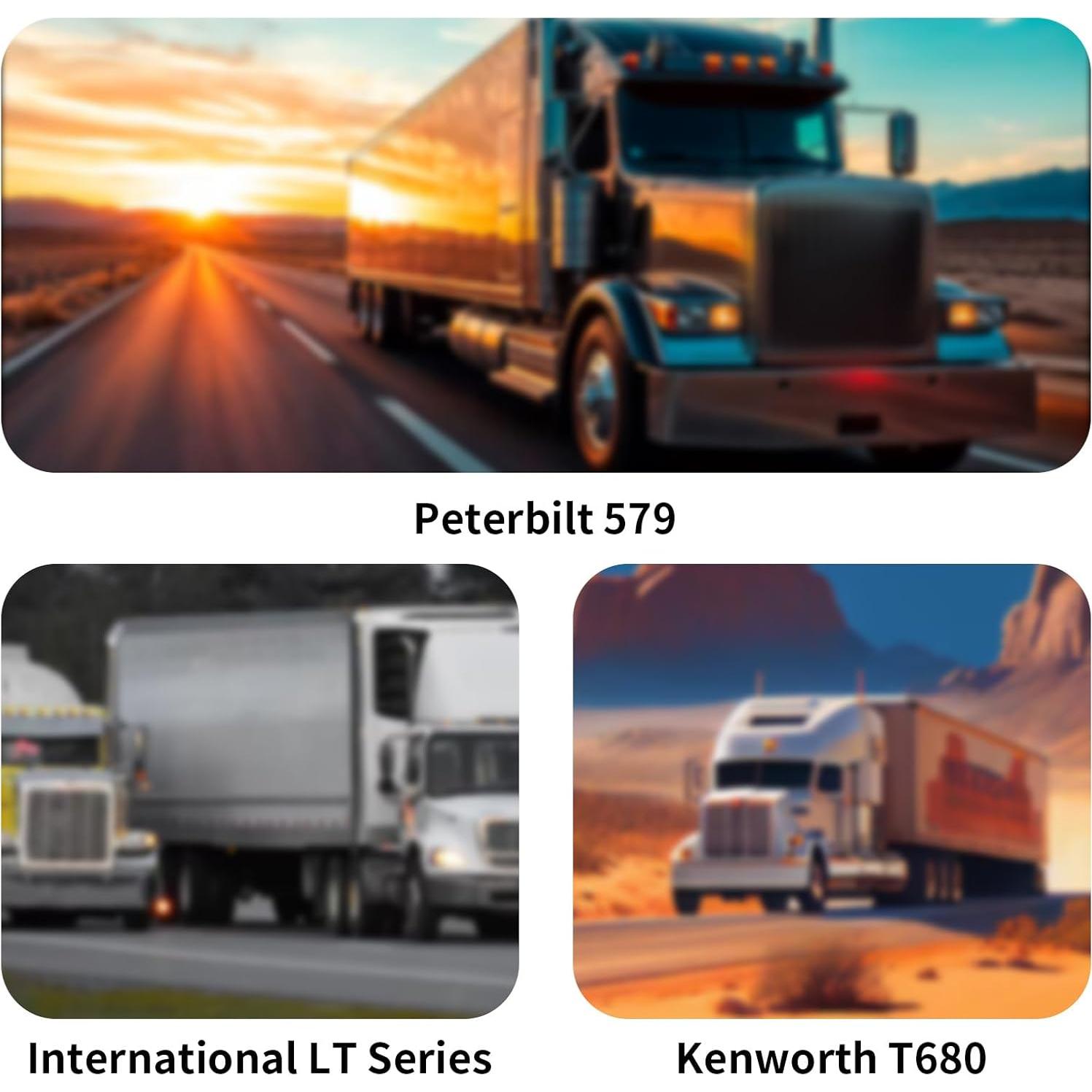 Sombrillas para Ventanas de Camiones Semi BOXOB M21025 - 2 Piezas