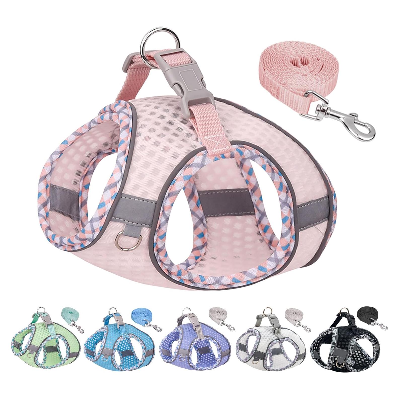 Arnés para Perros Pequeños JOYPAWS Ajustable Rosa Perla