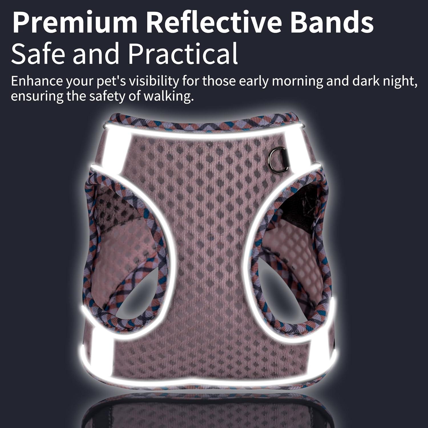 Arnés para Perros Pequeños JOYPAWS Ajustable Rosa Perla