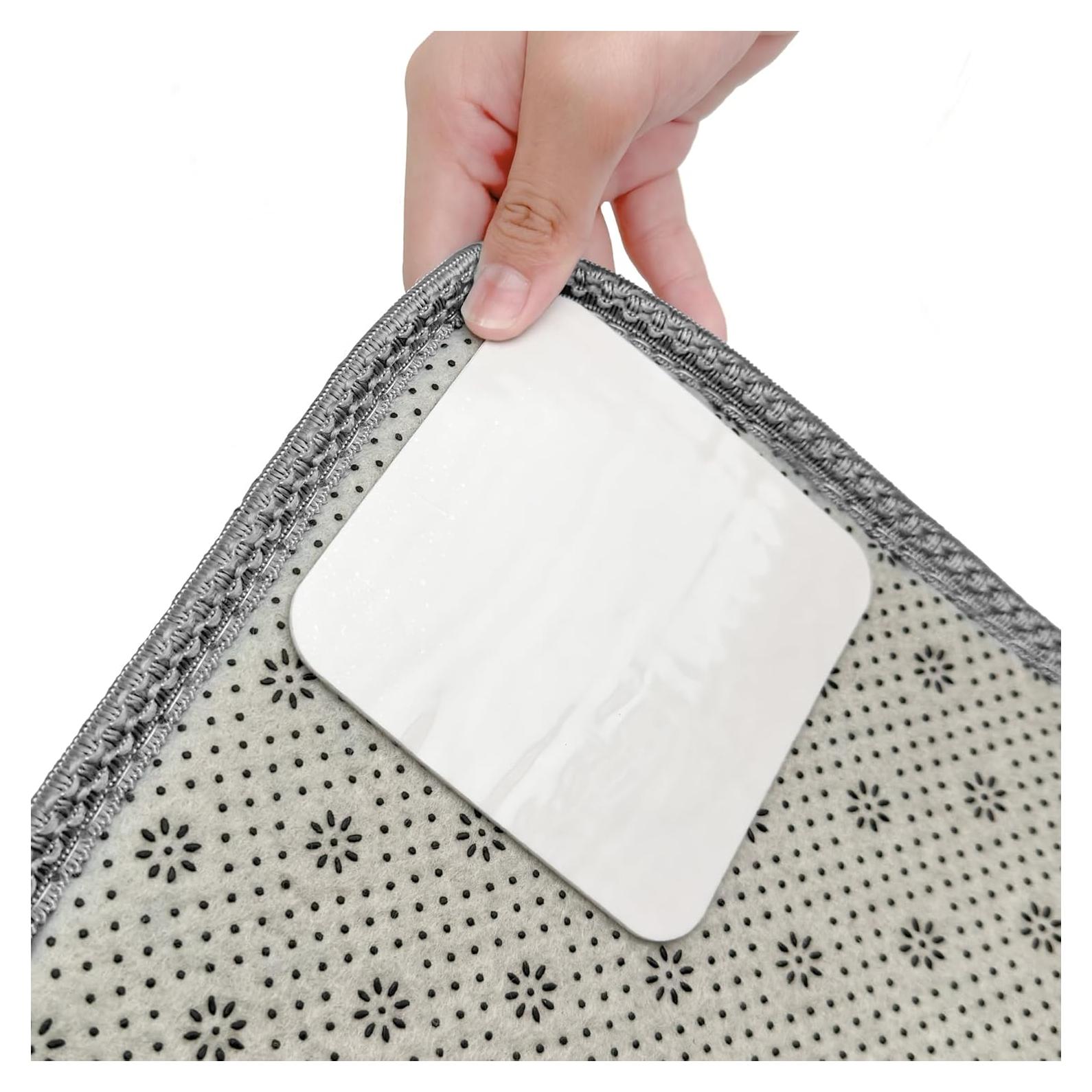 Agarradores de Alfombra SANKEMU Antideslizantes Reutilizables 8 Piezas