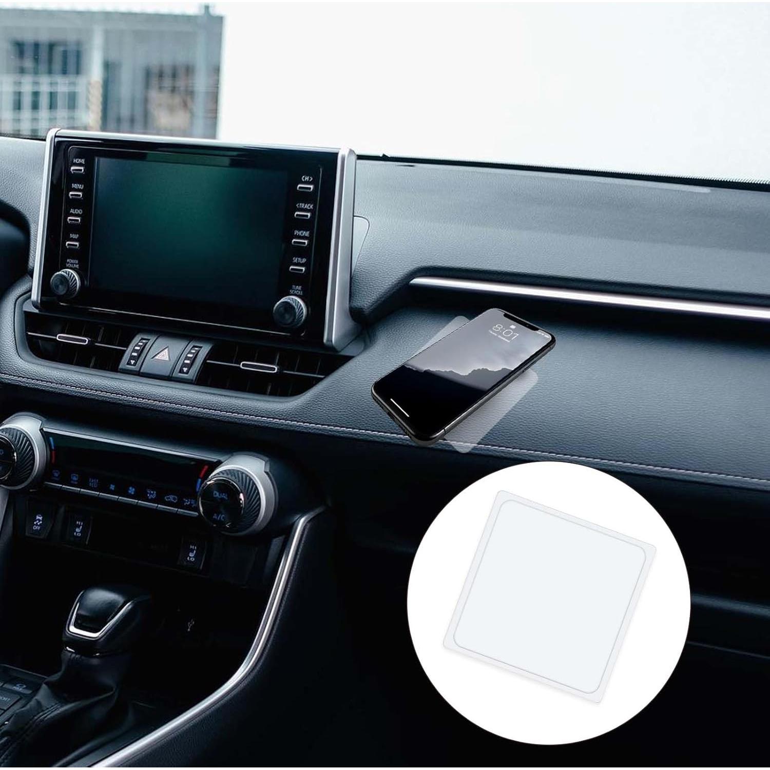 10 Almohadillas Antideslizantes de Gel Mozeat Lens 75x65mm