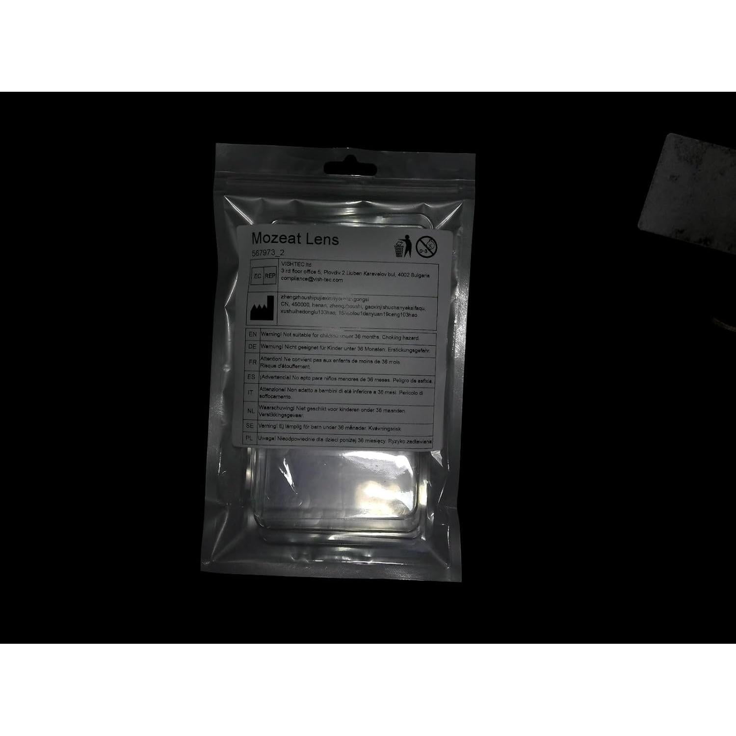 10 Almohadillas Antideslizantes de Gel Mozeat Lens 75x65mm