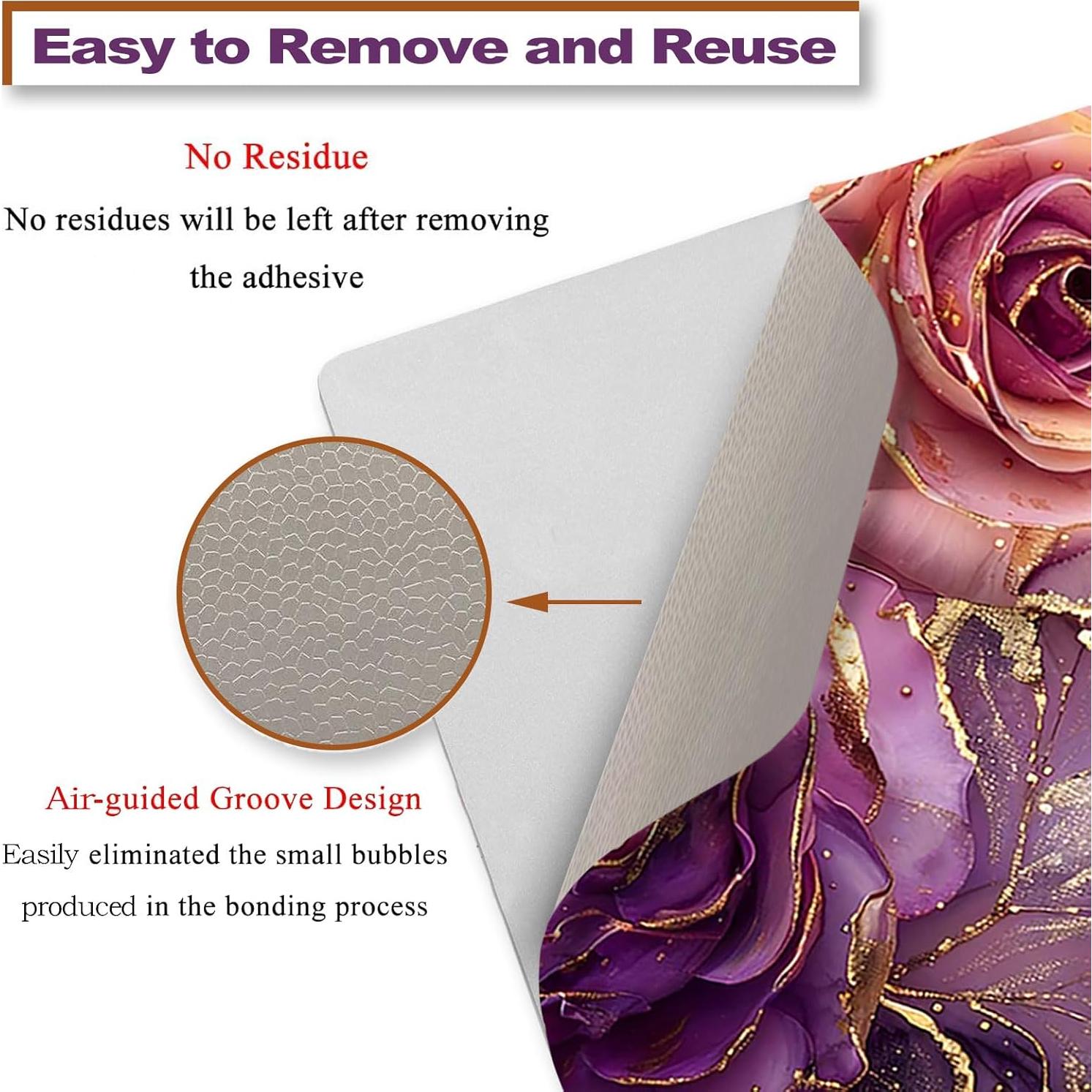 Cubierta de Vinilo para Laptop 15.6" ToLuLu Flores de Mármol