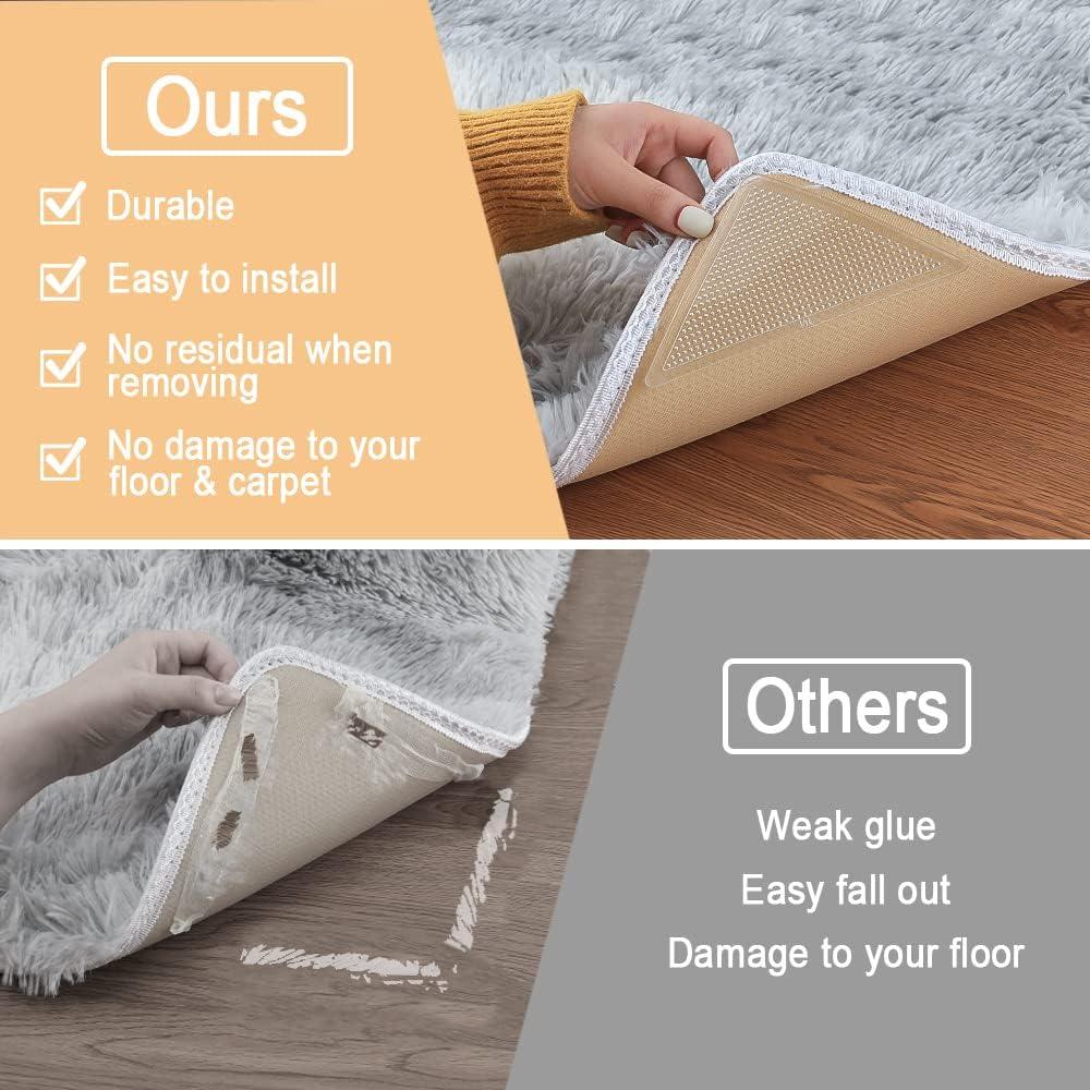 Almohadilla Antideslizante Narisley para Alfombra - 8 Piezas