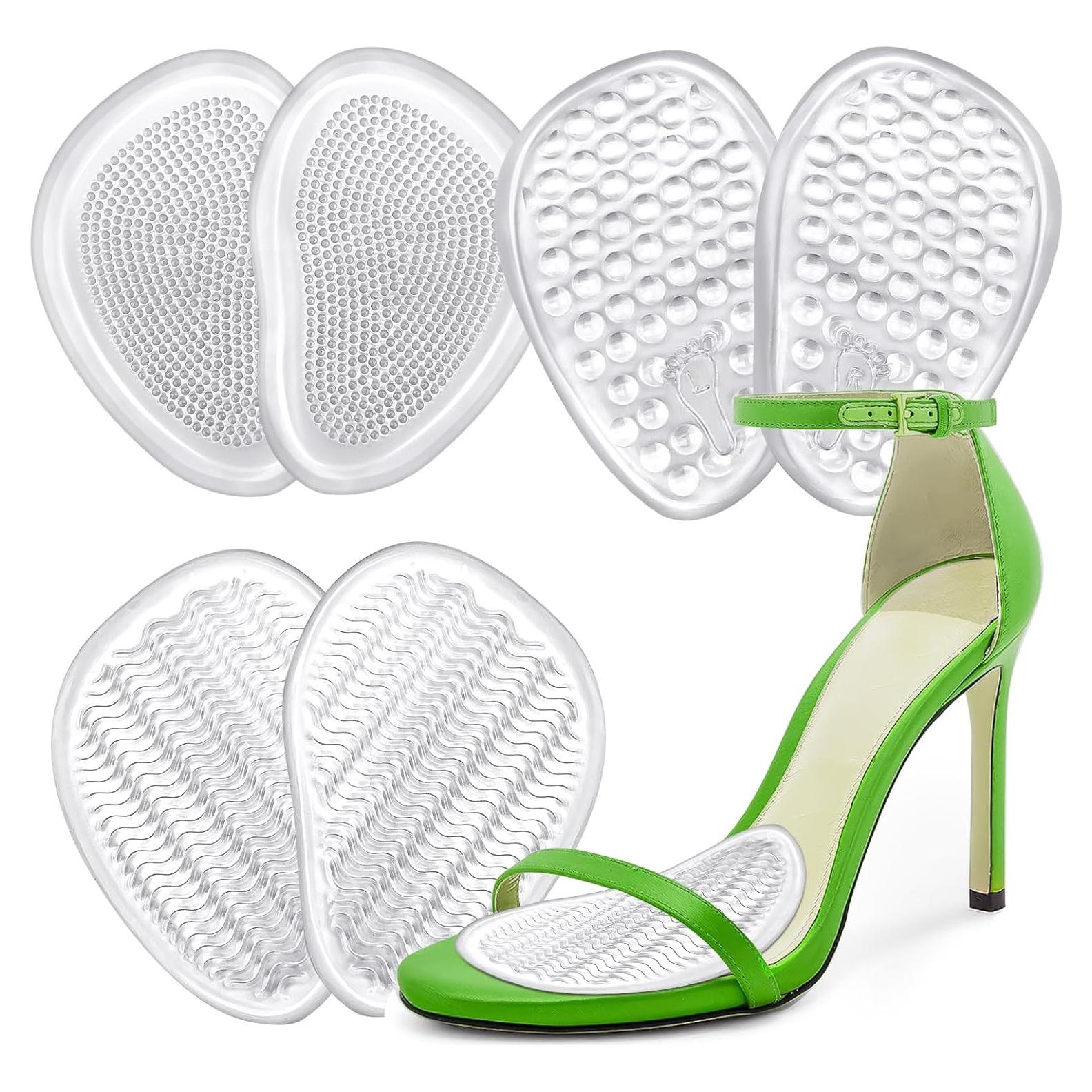 Almohadillas Metatarsales de Gel Mickee - 3 Pares Antideslizantes