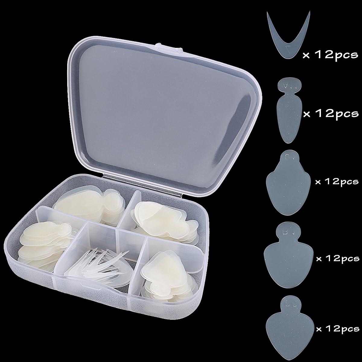 Pegatinas de Uñas Francesas Sotong 60pcs Reutilizables