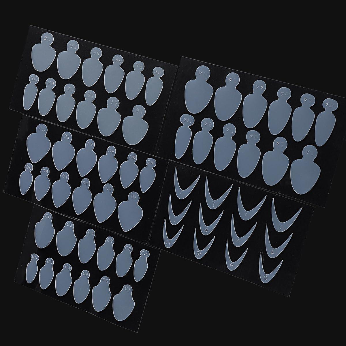 Pegatinas de Uñas Francesas Sotong 60pcs Reutilizables