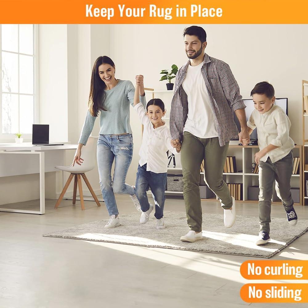 8 Piezas Cinta Antideslizante para Alfombras ZC GEL 40.8g