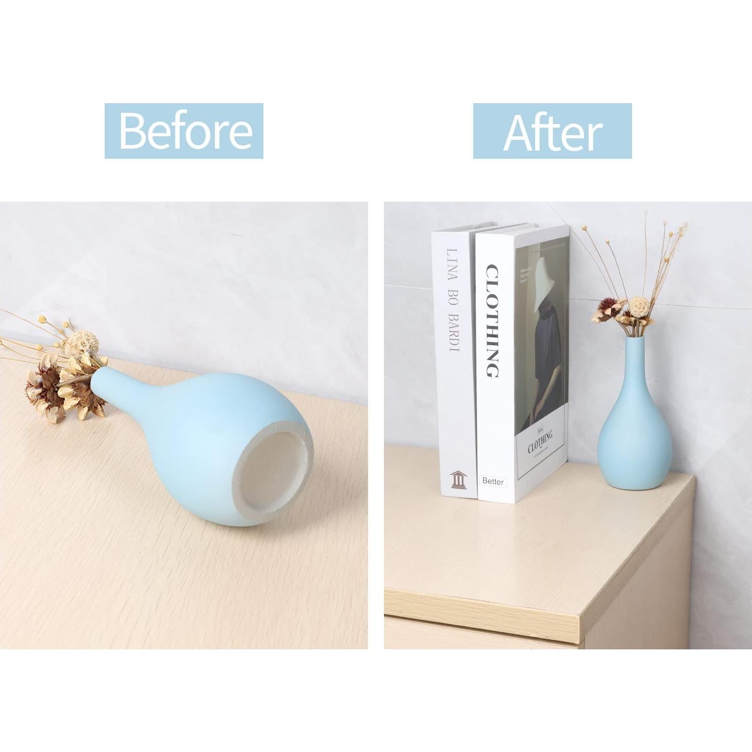 25 Almohadillas Adhesivas Doble Cara COUMENO 50mm Reutilizables