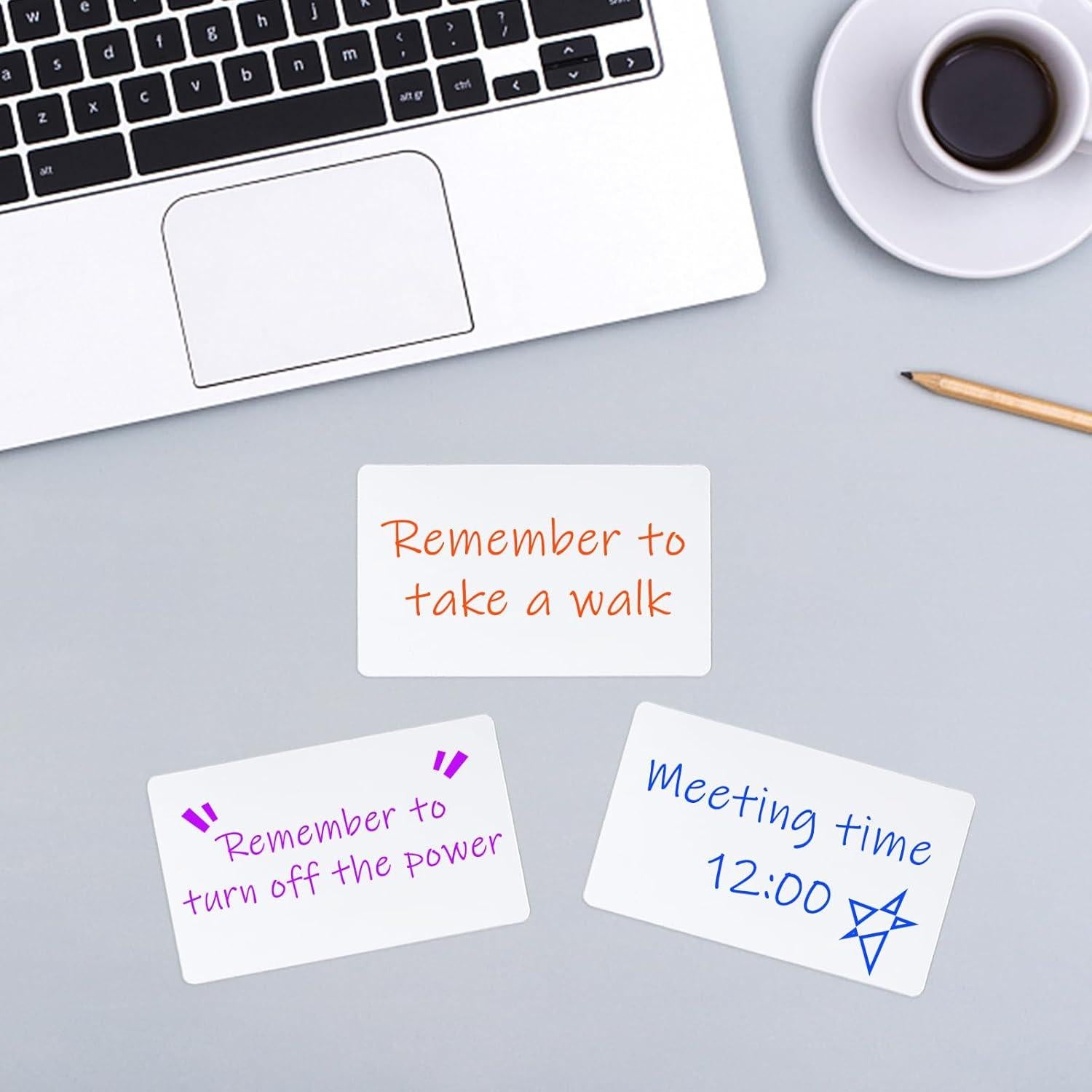 Etiquetas de Pizarra Blanca Autoadhesivas Ira Pollitt 20 Piezas 7.6x12cm