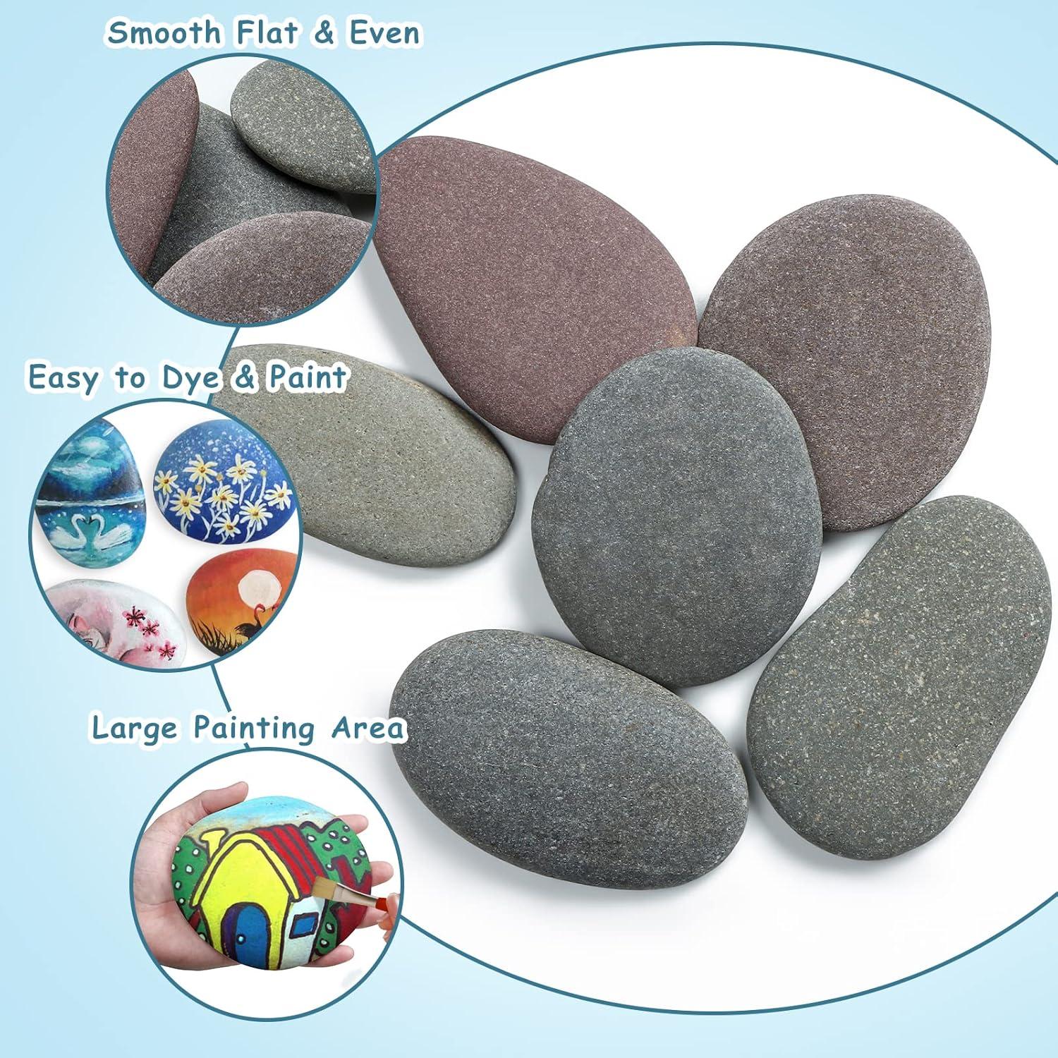 Kit de Pintura de Rocas Jongdari 6 Piezas 12-14 cm