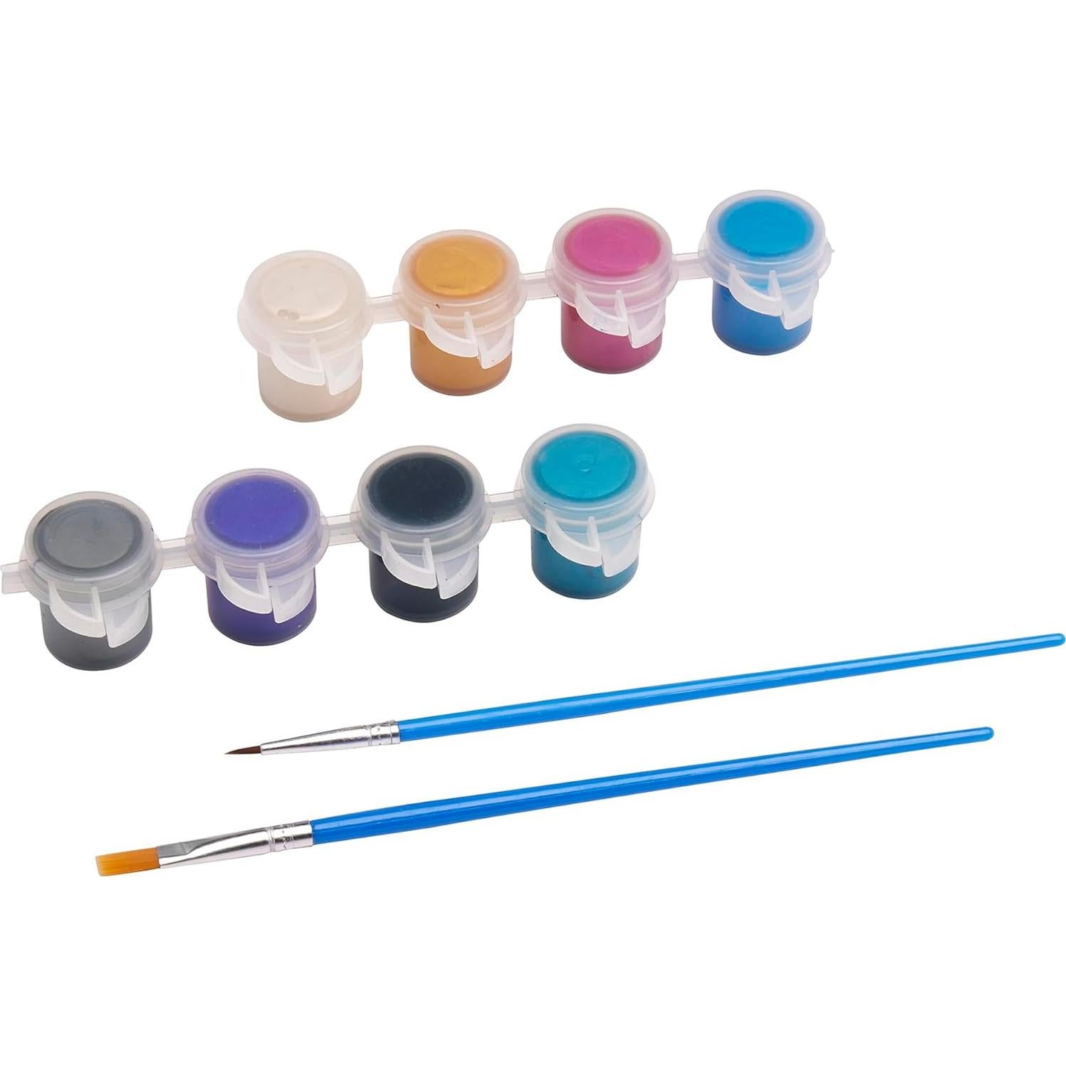 Kit de Arte en Rocas Cra-Z-Art Brillo y Chispa Metálica 21 Piezas