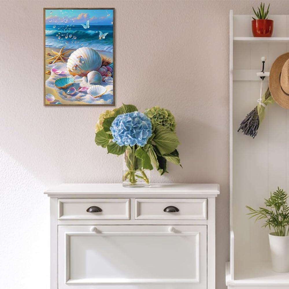 Kits de Arte de Diamante SENHAI 5D Playa Adultos 2 Juegos