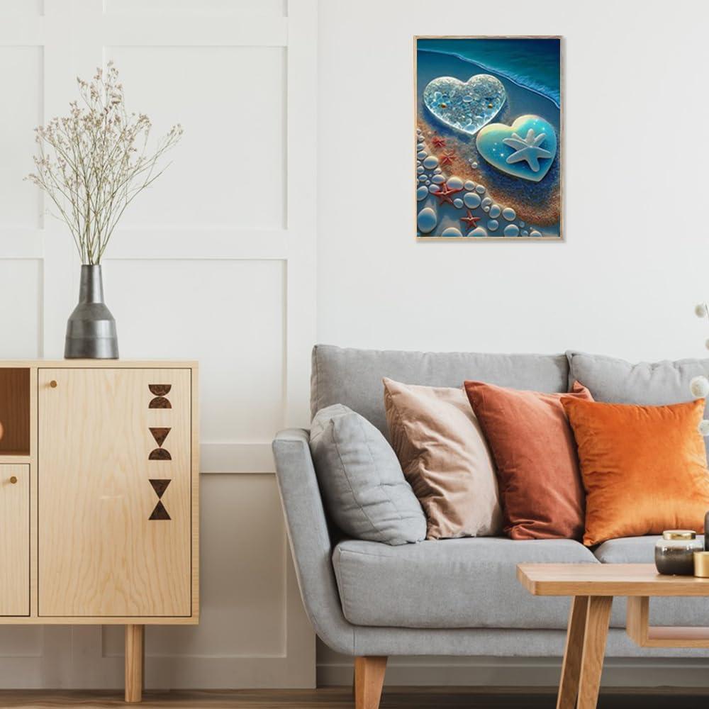 Kits de Arte de Diamante SENHAI 5D Playa Adultos 2 Juegos