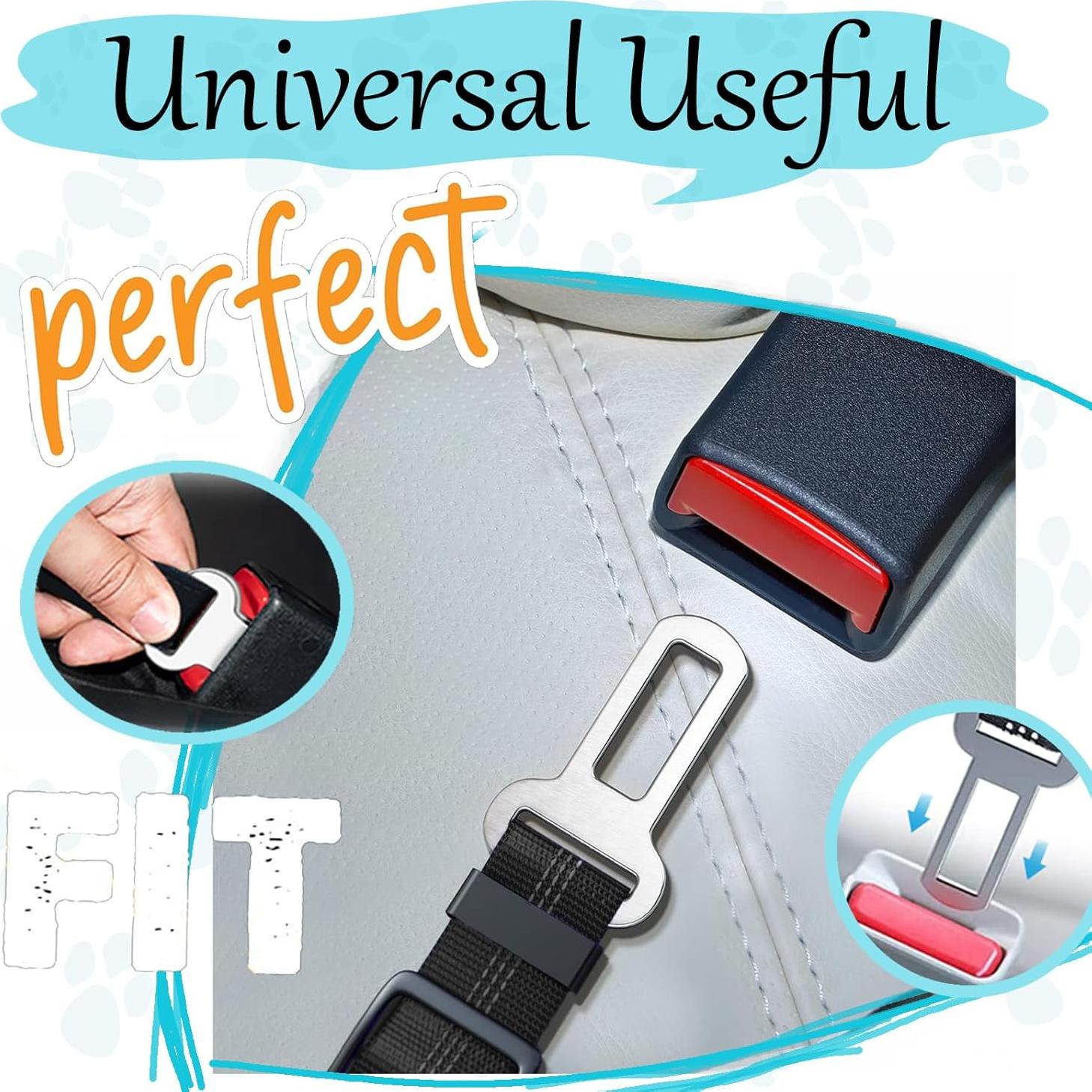 Cinturón de Seguridad para Perros IBazimly Mediano Negro Ajustable