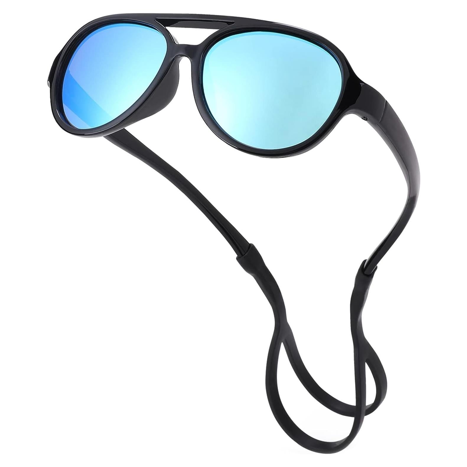 Gafas de sol polarizadas COASION para bebés UV400 con correa
