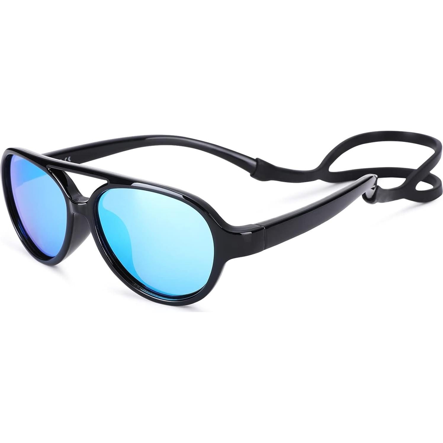 Gafas de sol polarizadas COASION para bebés UV400 con correa
