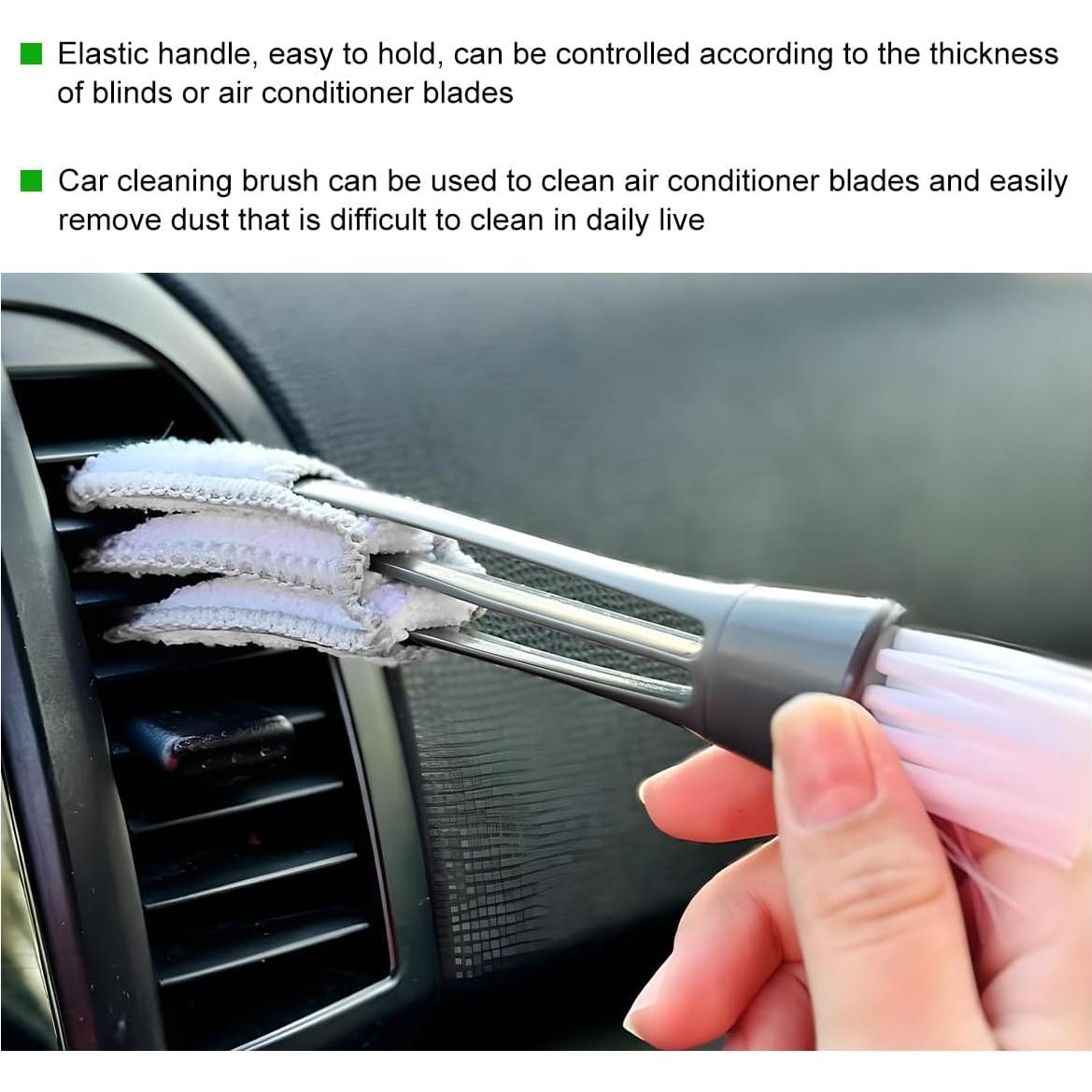 Limpiador Mini Duster KVAEY para Ventilación de Aire del Coche