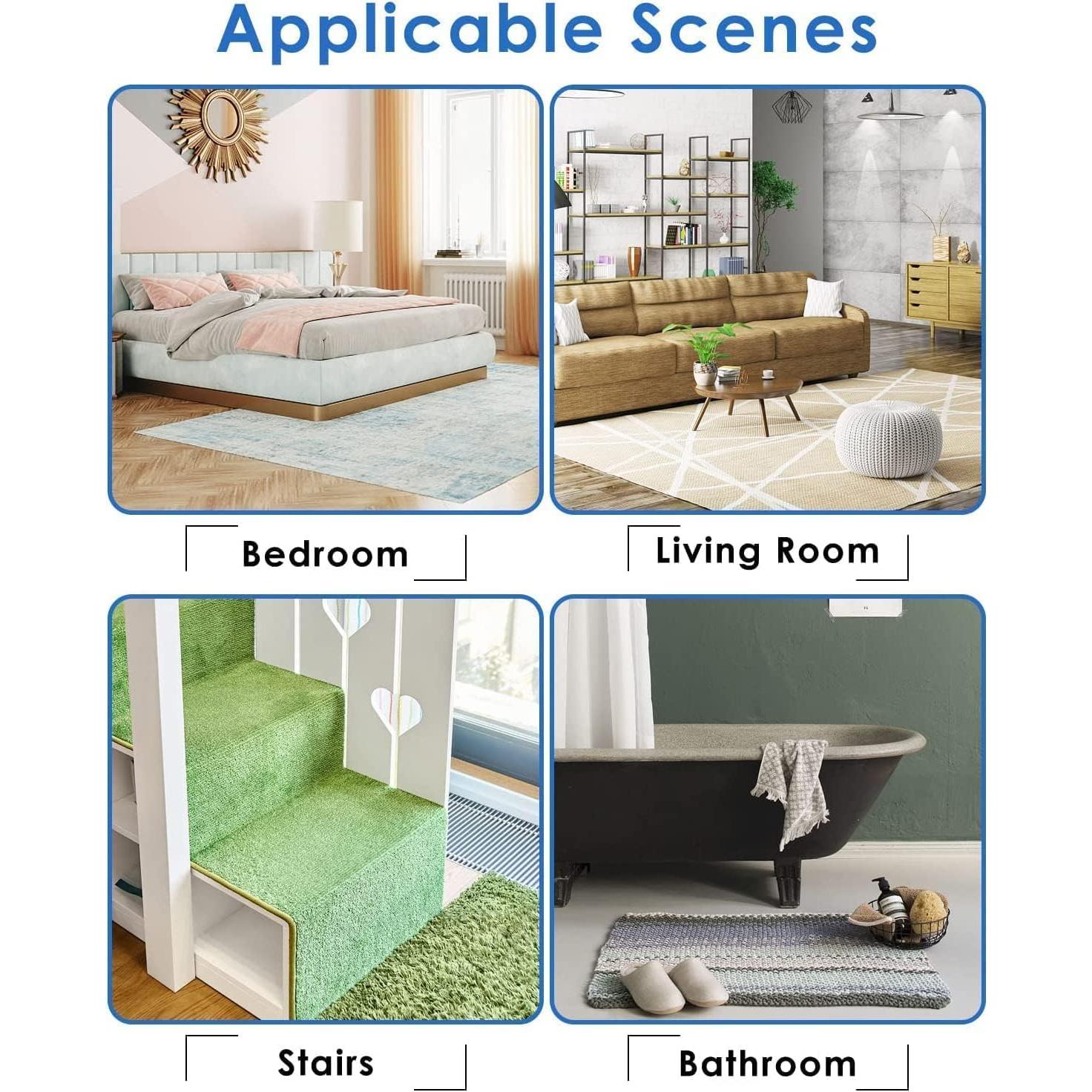 Alfombrillas Antideslizantes JYCONVSTO97 8PCS Reutilizables