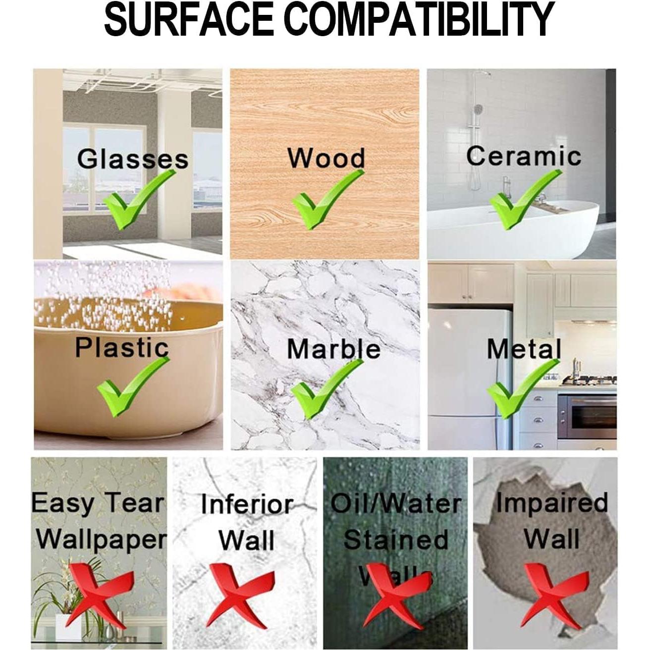 Alfombrillas Antideslizantes JYCONVSTO97 8PCS Reutilizables