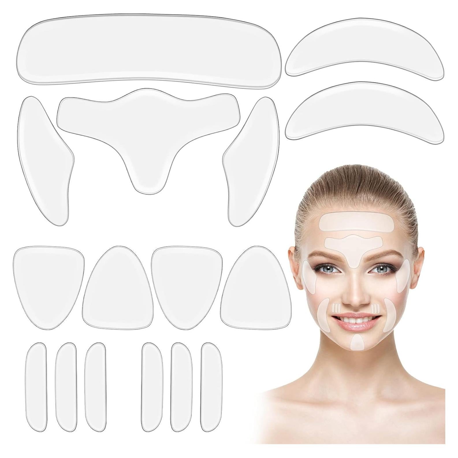 Parches de Silicona Reutilizables Maitys 16 Pcs Antienvejecimiento