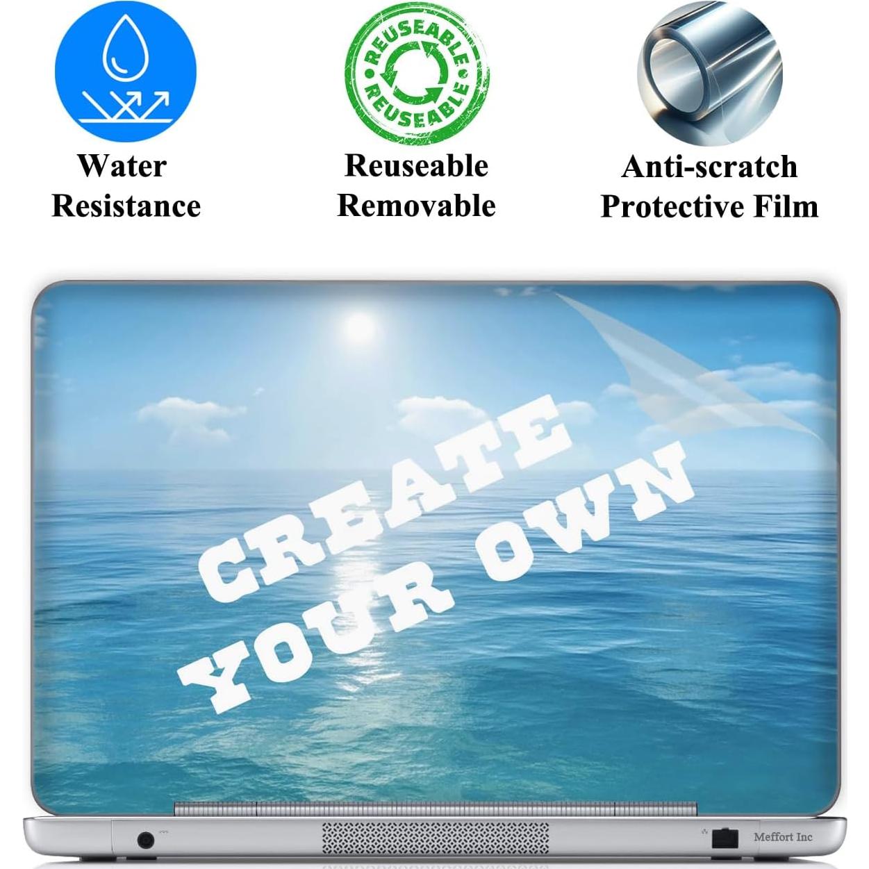 Pegatina Personalizada para Laptop Meffort Inc 14-14.5 Pulgadas