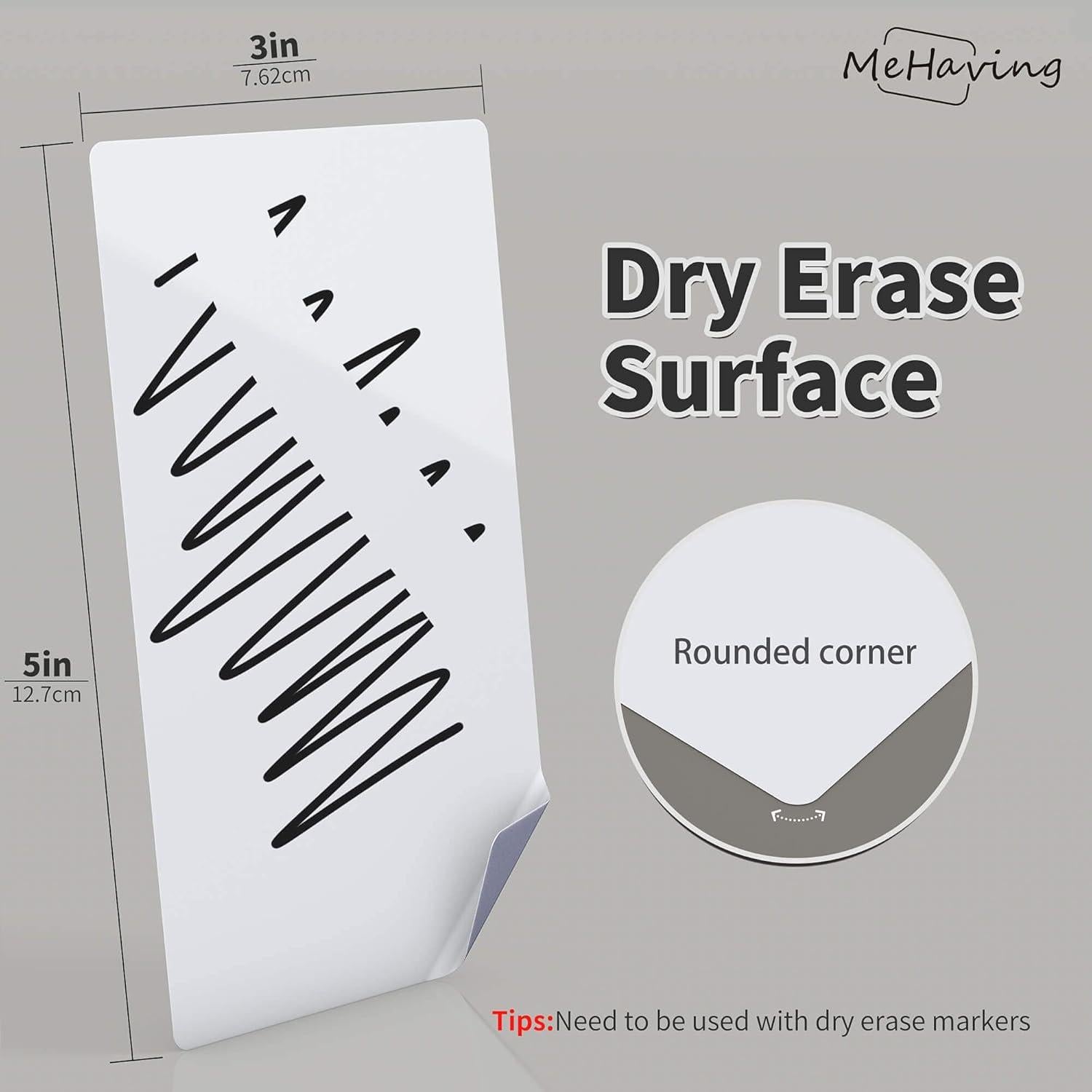 Bloc de Notas Adhesivas Borrables Mehaving 3x5" 36 Pcs Ecológico