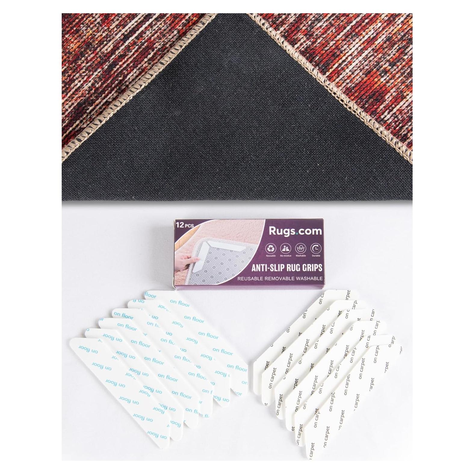 Cinta Antideslizante para Alfombras Rugs.com - 12 Pcs