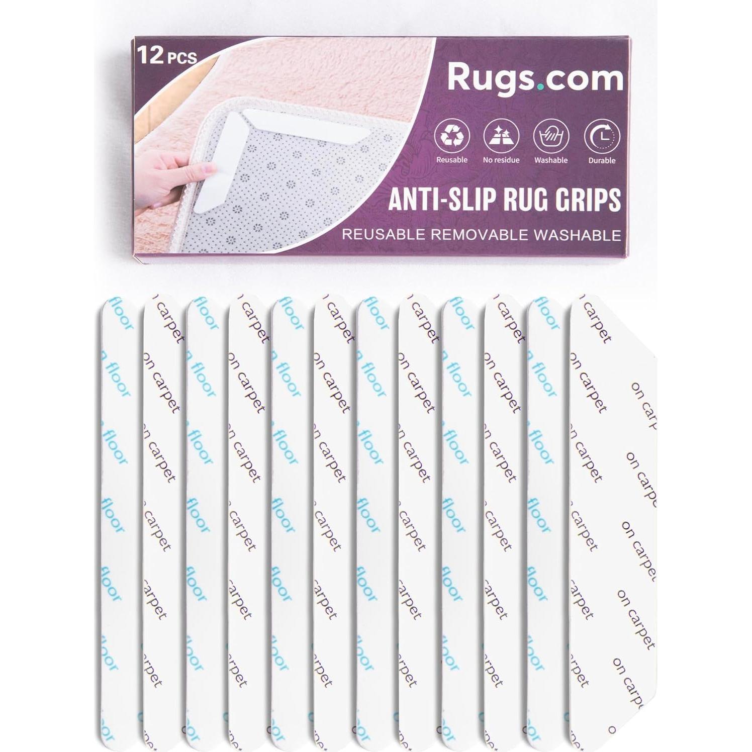 Cinta Antideslizante para Alfombras Rugs.com - 12 Pcs