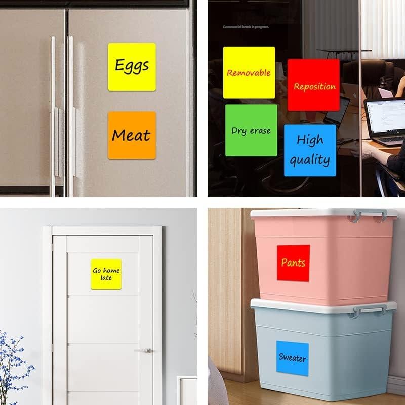 Notas Adhesivas Borrables MVISUAL 10x10 cm y 12.7x17.8 cm