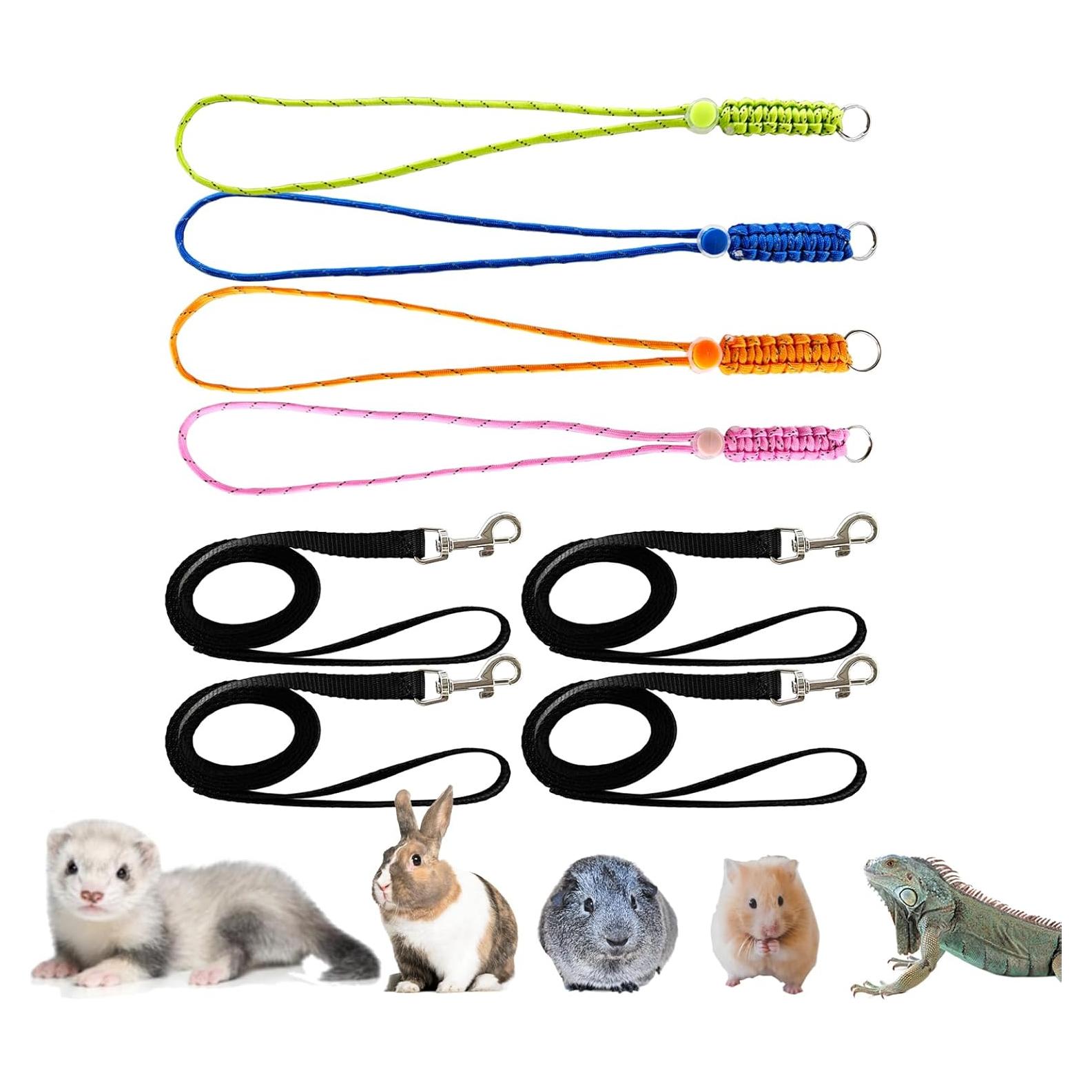 Arnés y Correa Ajustable GOMICRAFT para Animales Pequeños