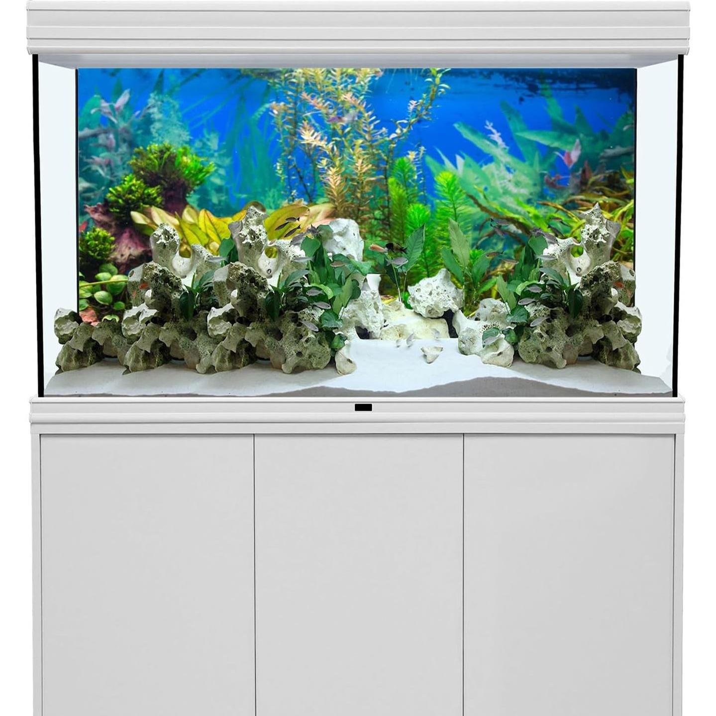 Fondo de Acuario Vinilo AWERT 60x30 cm con Cinta Doble Cara