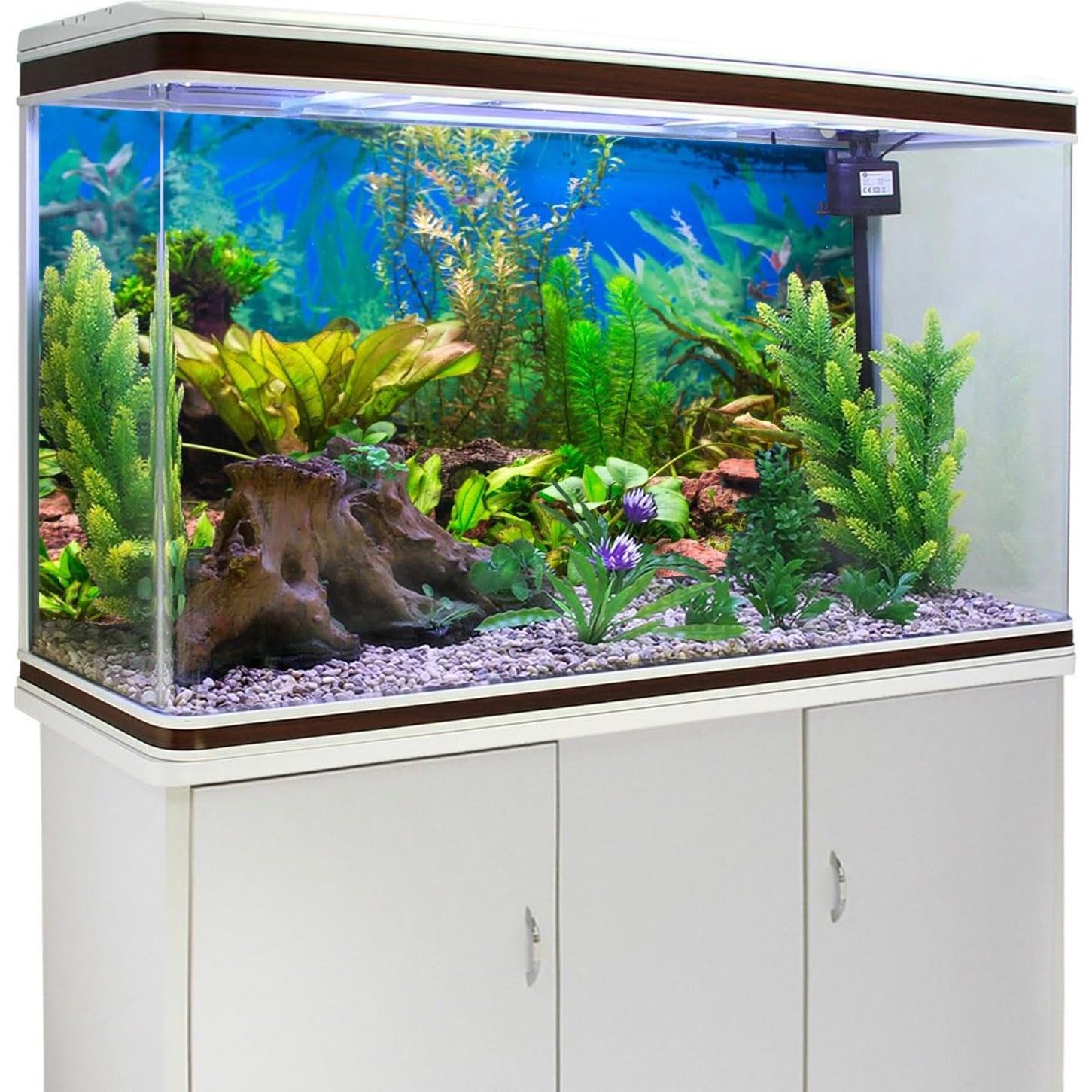 Fondo de Acuario Vinilo AWERT 60x30 cm con Cinta Doble Cara