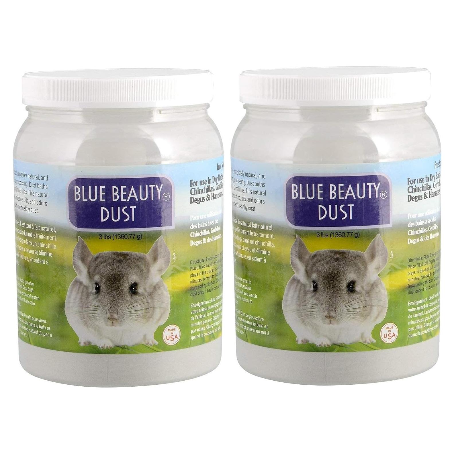 Polvo de Baño Lixit Blue Beauty 2.72 kg para Chinchillas y Pequeños