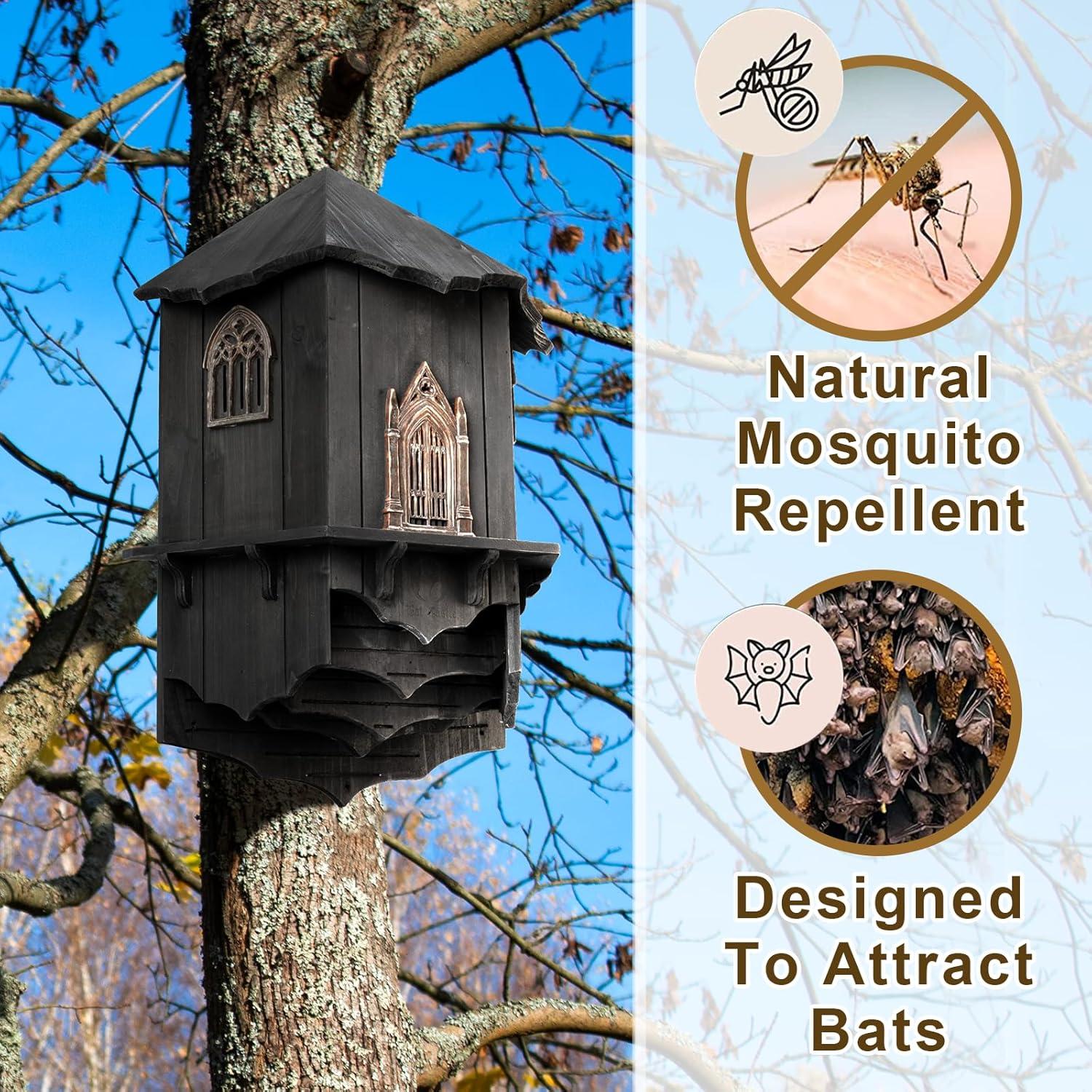 Casa de Murciélagos Extra Grande VIREESR para Exterior 59.7x40.6 cm