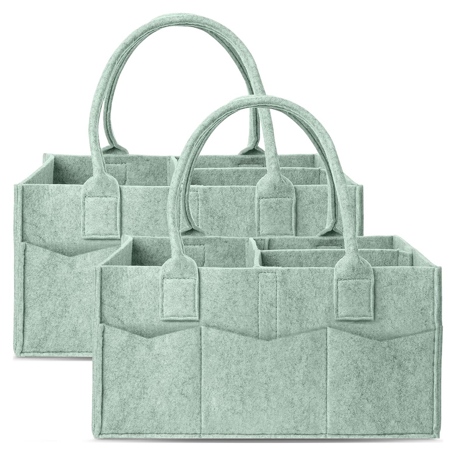 Organizador de Pañales Cute Castle 2 Pack Verde - Caddy Portátil