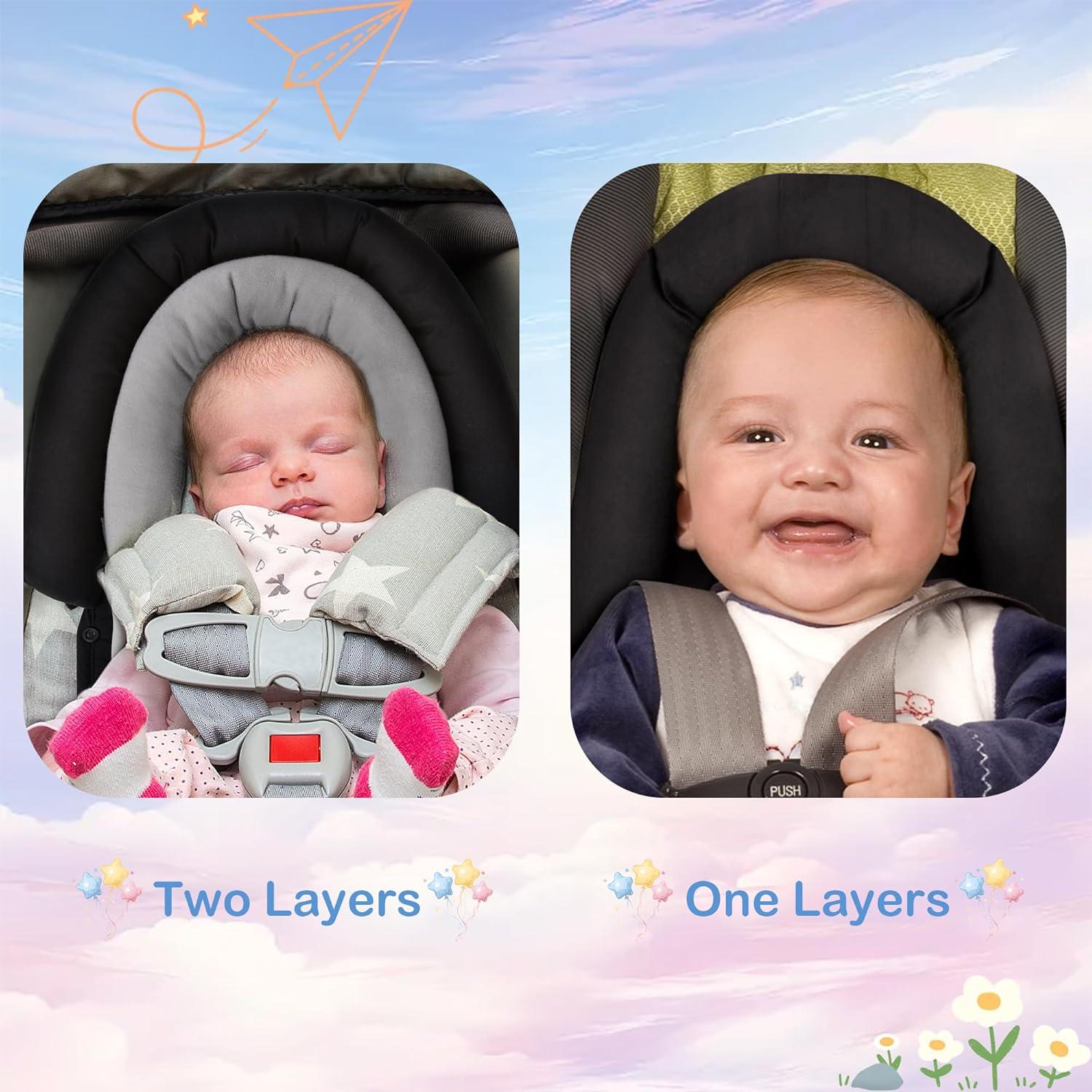 Soporte de Cabeza para Asiento de Auto Pro Goleem Bebés 2 en 1