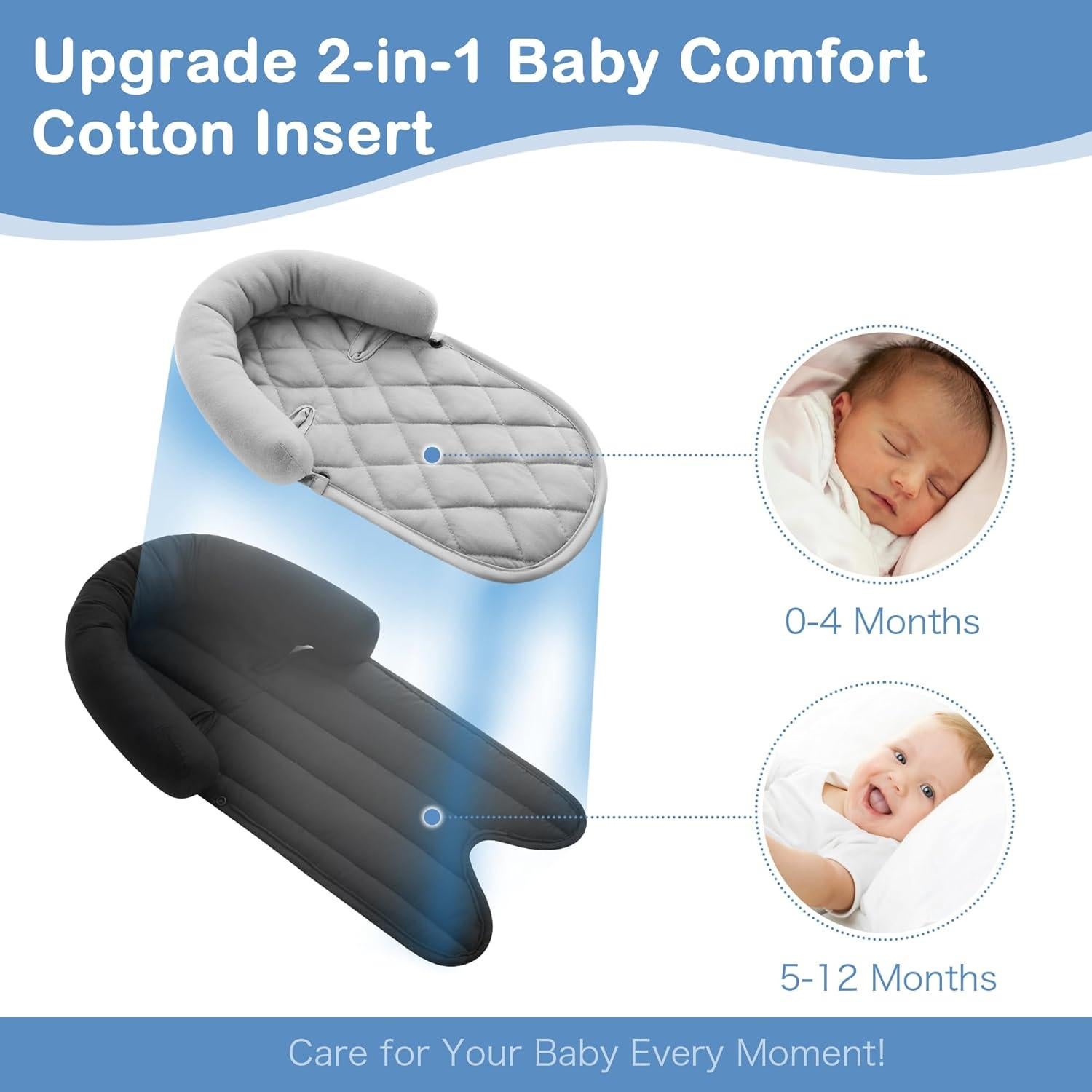 Soporte de Cabeza para Asiento de Auto Pro Goleem Bebés 2 en 1