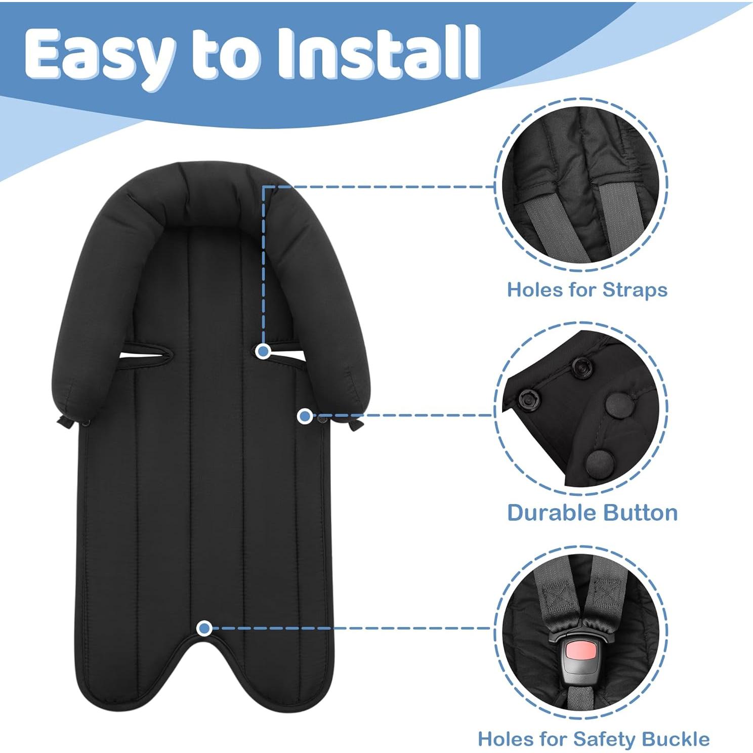 Soporte de Cabeza para Asiento de Auto Pro Goleem Bebés 2 en 1