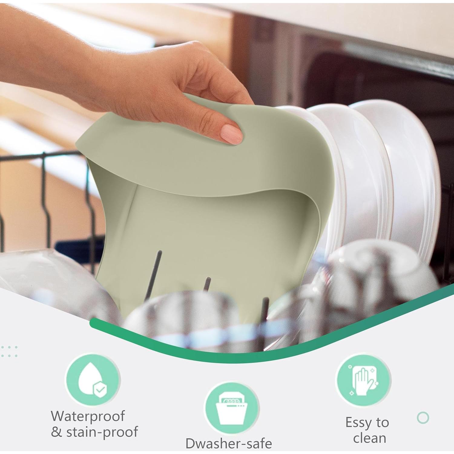 Conjunto de 3 Baberos de Silicona Cuddle Campus para Bebés